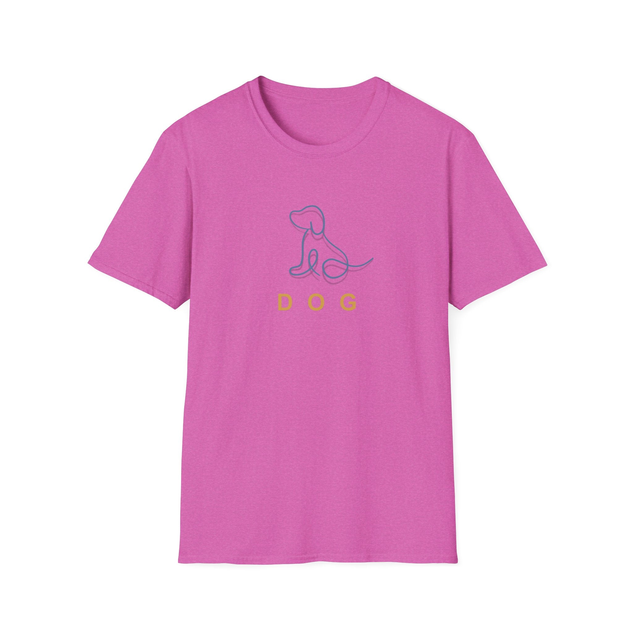 Men and Women Dog Soft Relaxed T Shirt