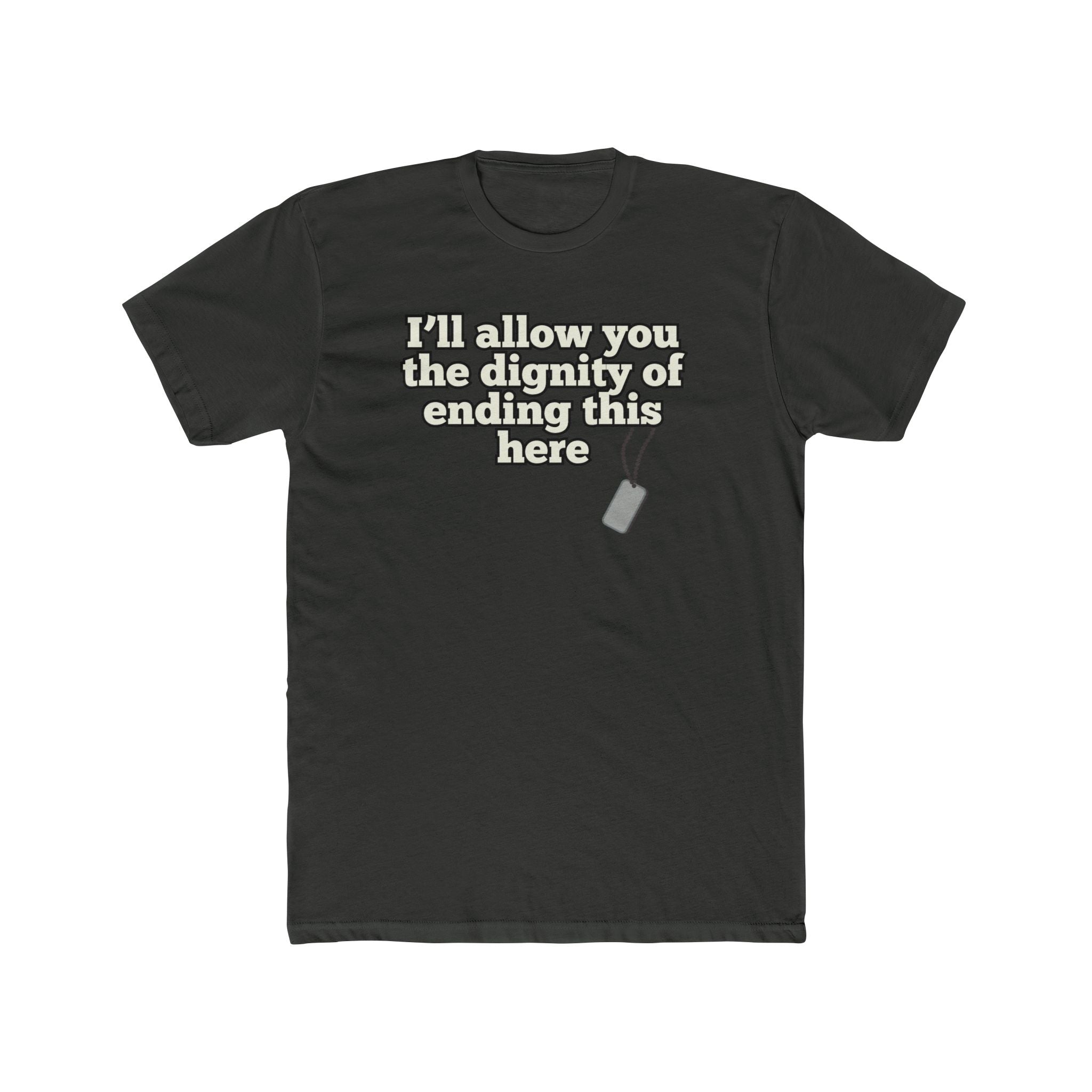 Men's Soft Cotton Crew Tee - End it Here