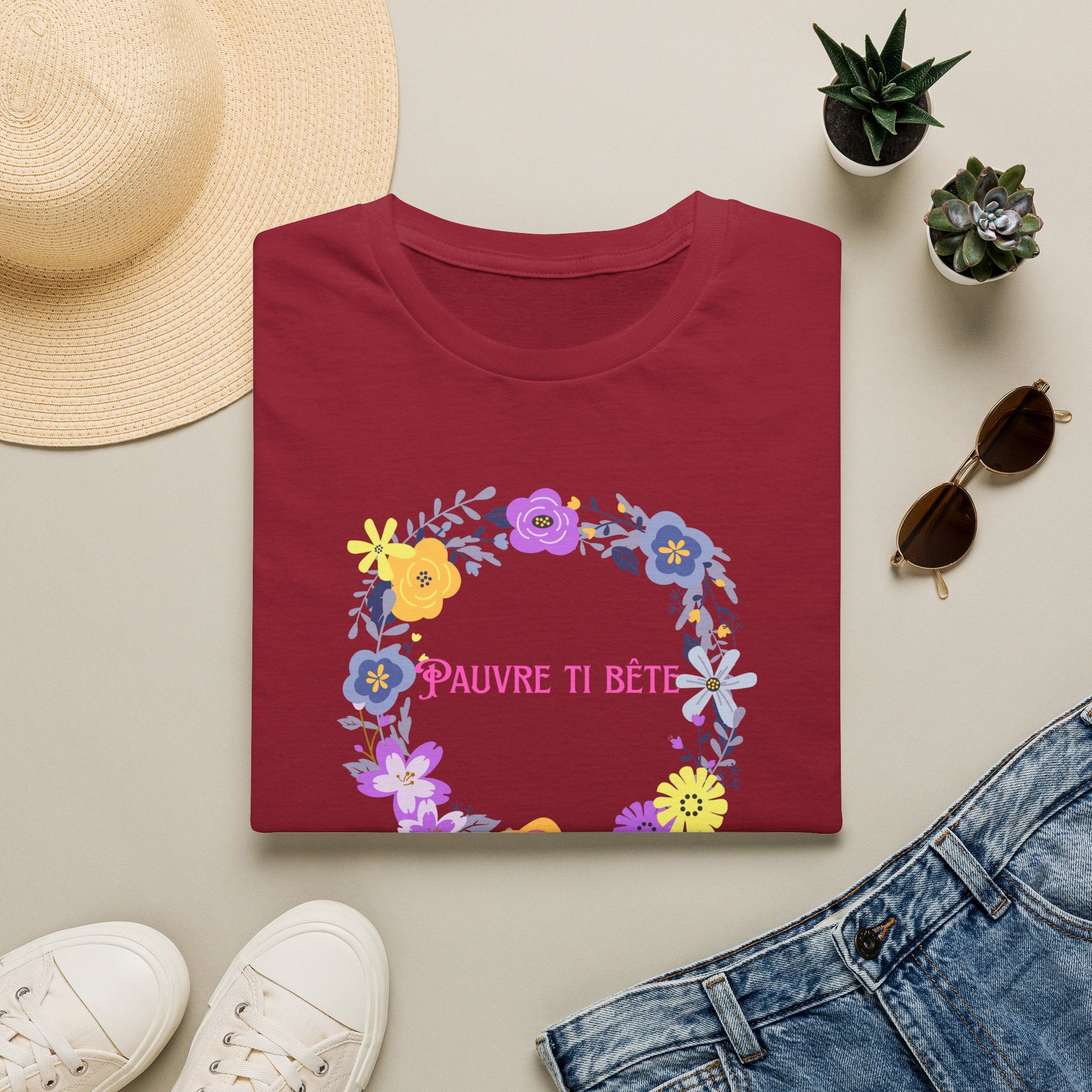 Ladies More Relaxed Soft T Shirt - Pauvre ti bête