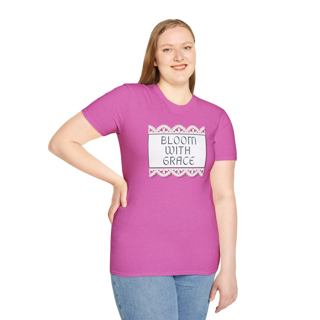 Women's Soft Relaxed Tee -  Bloom with Grace
