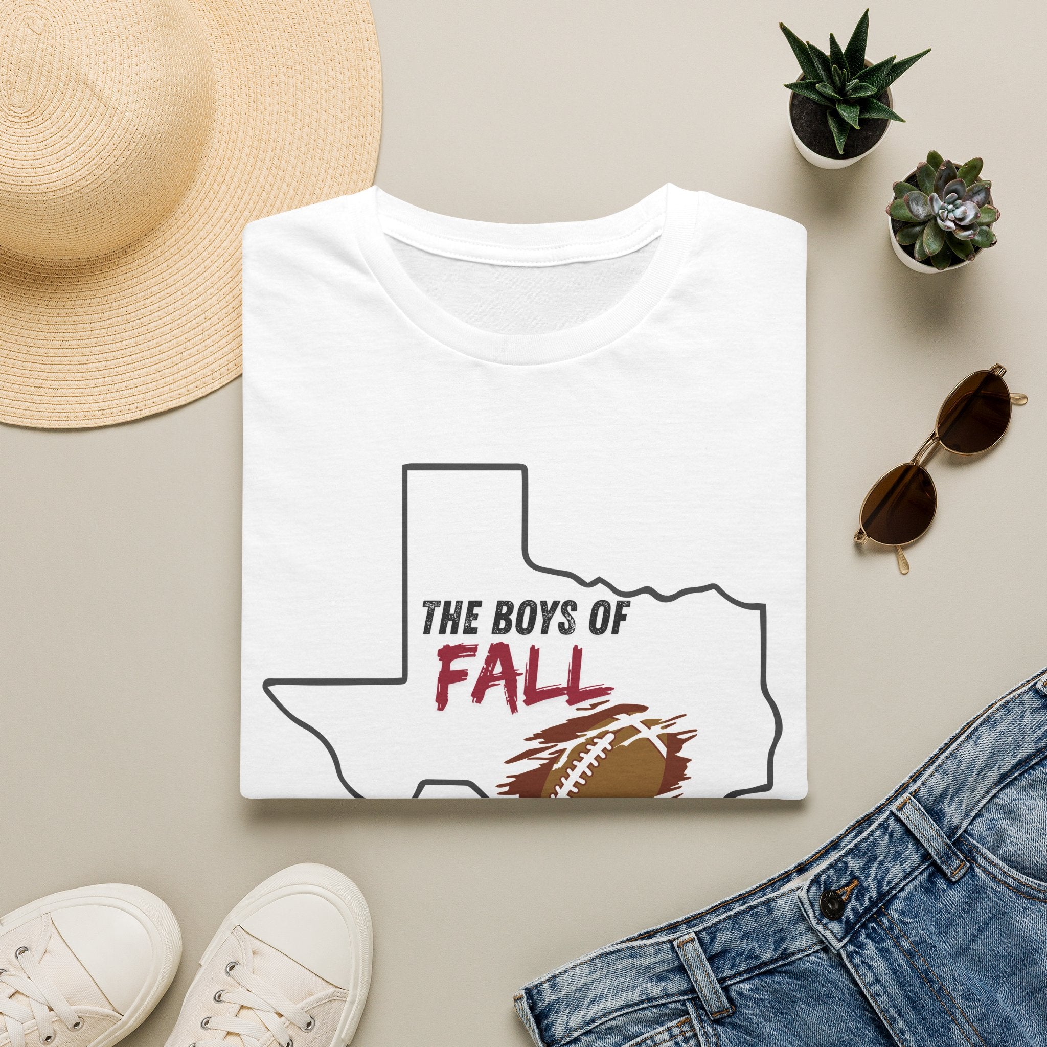Men and Women - Soft Relaxed Tee- Texas A&M University- Aggies Football