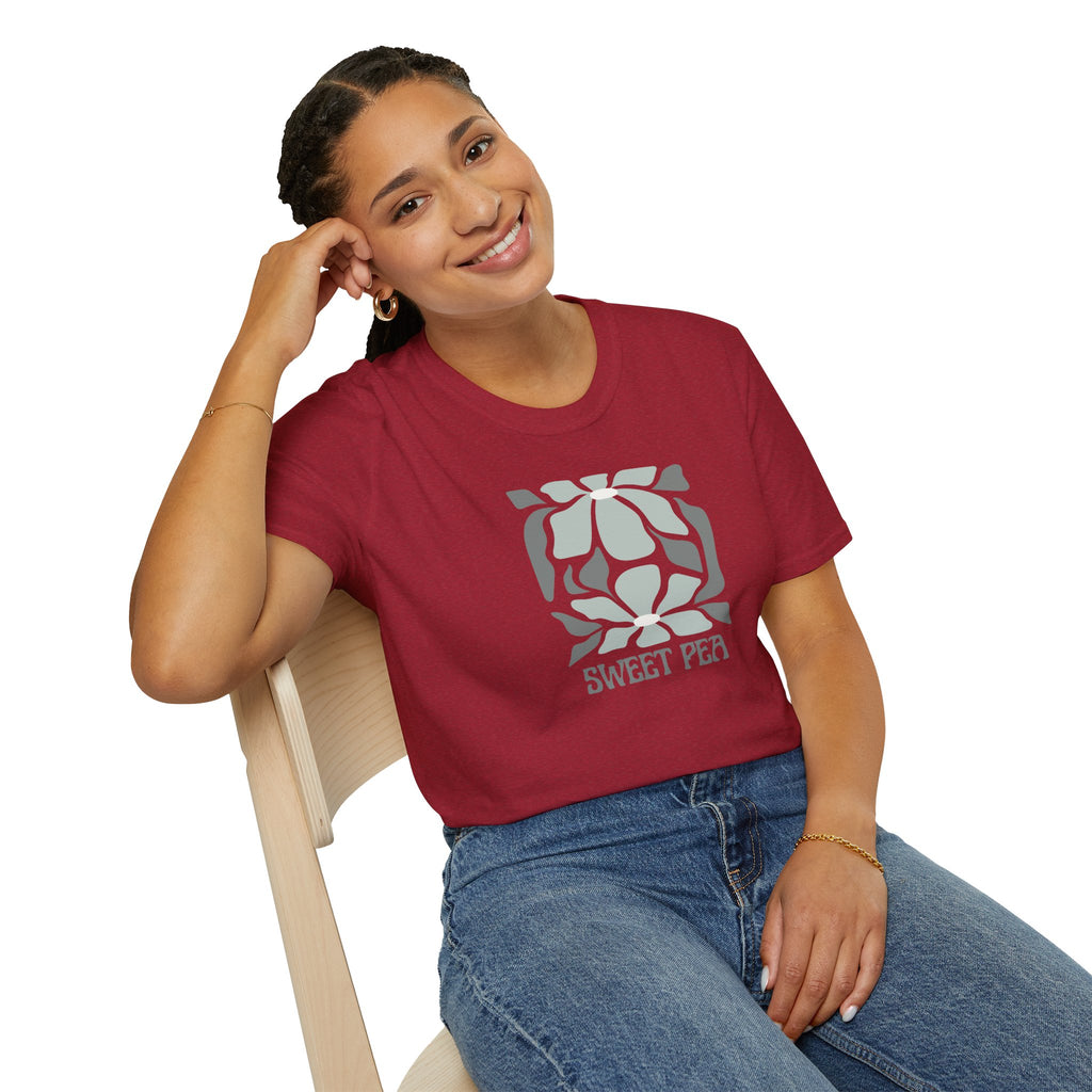 Women's Soft Relaxed Tee - Sweet pea