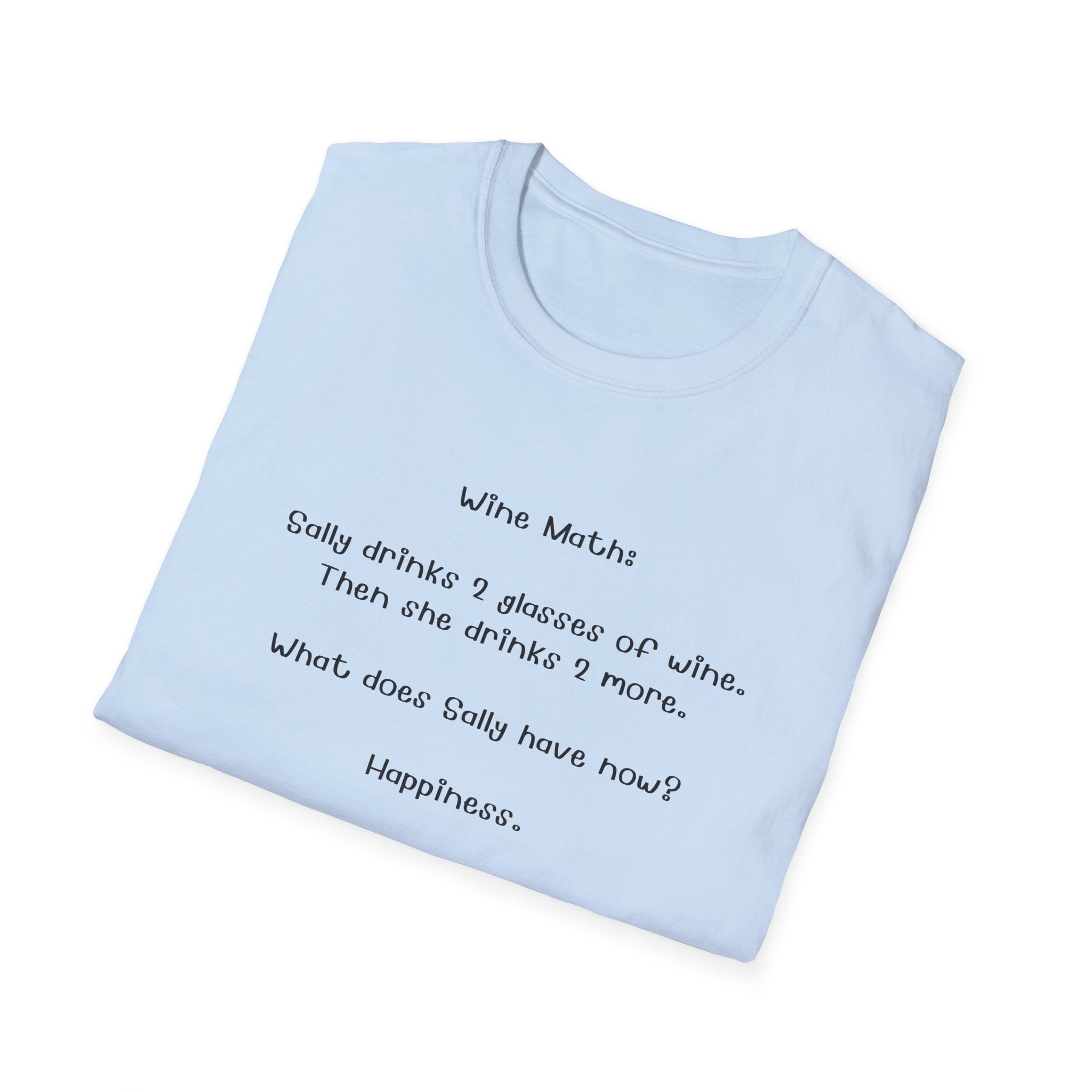 Woman Soft T Shirt - Regular Fit - Wine Math
