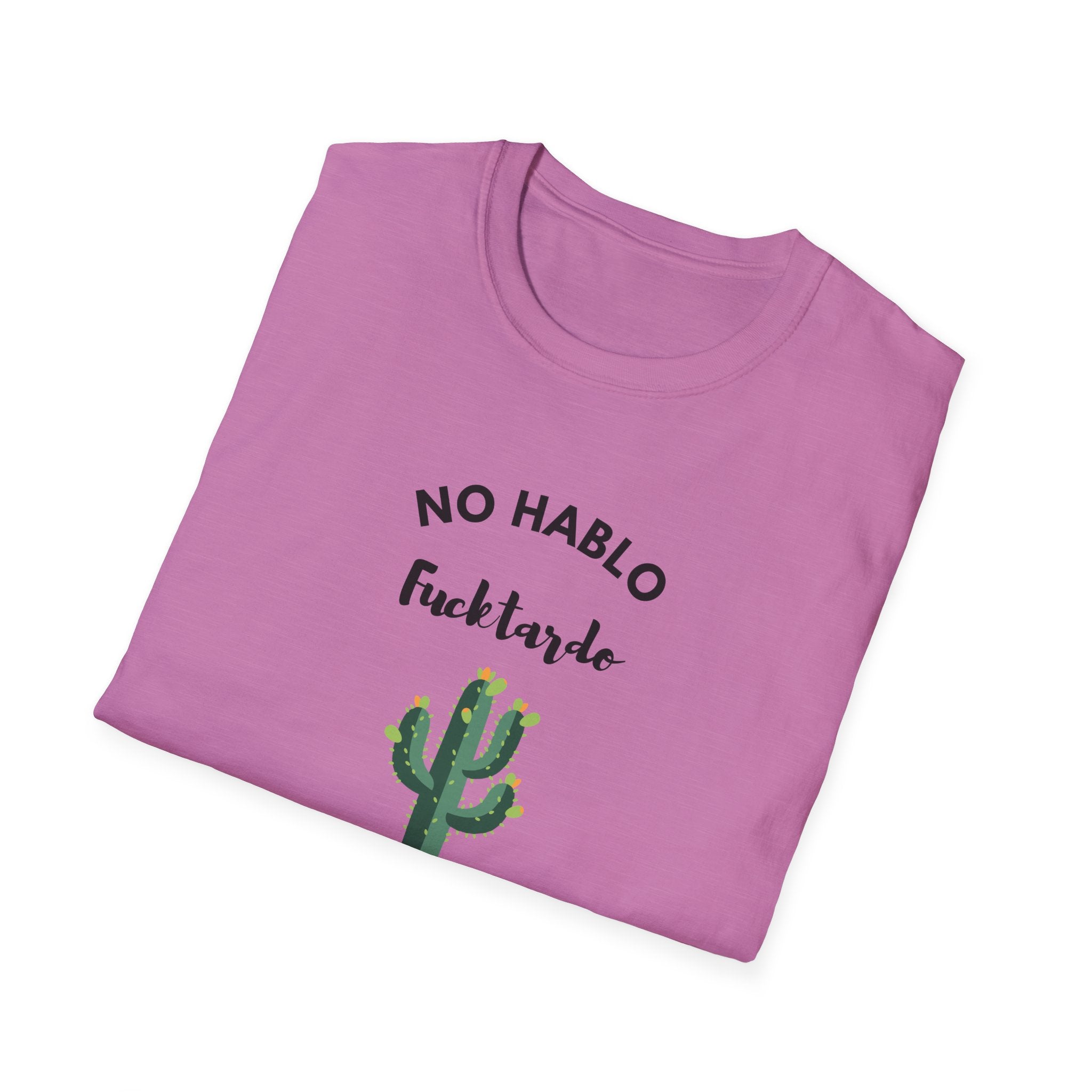 Relaxed Tee - Men & Women - No Hablo with 1 Cactus