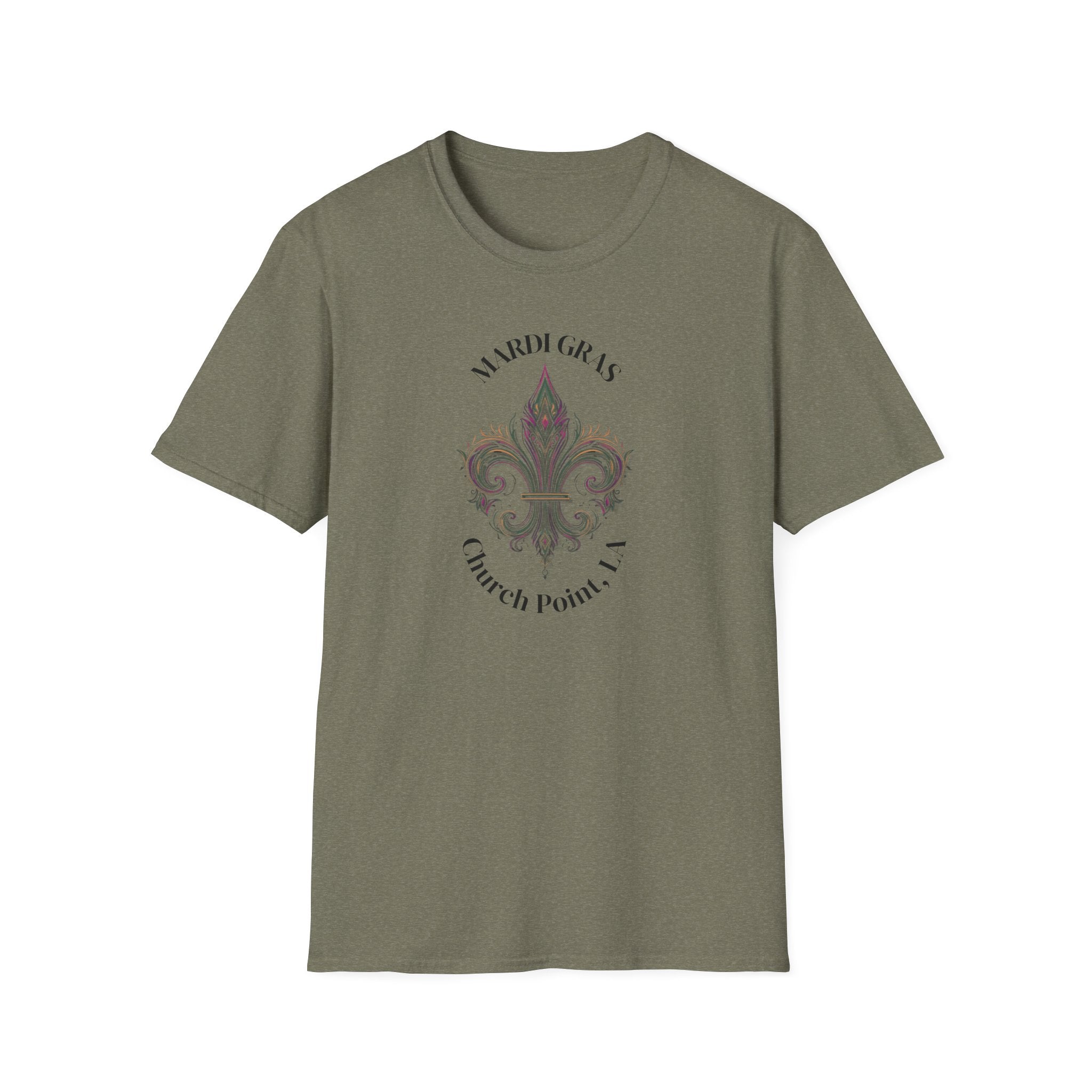 Relaxed Tee Men and Women Mardi Gras Church Point