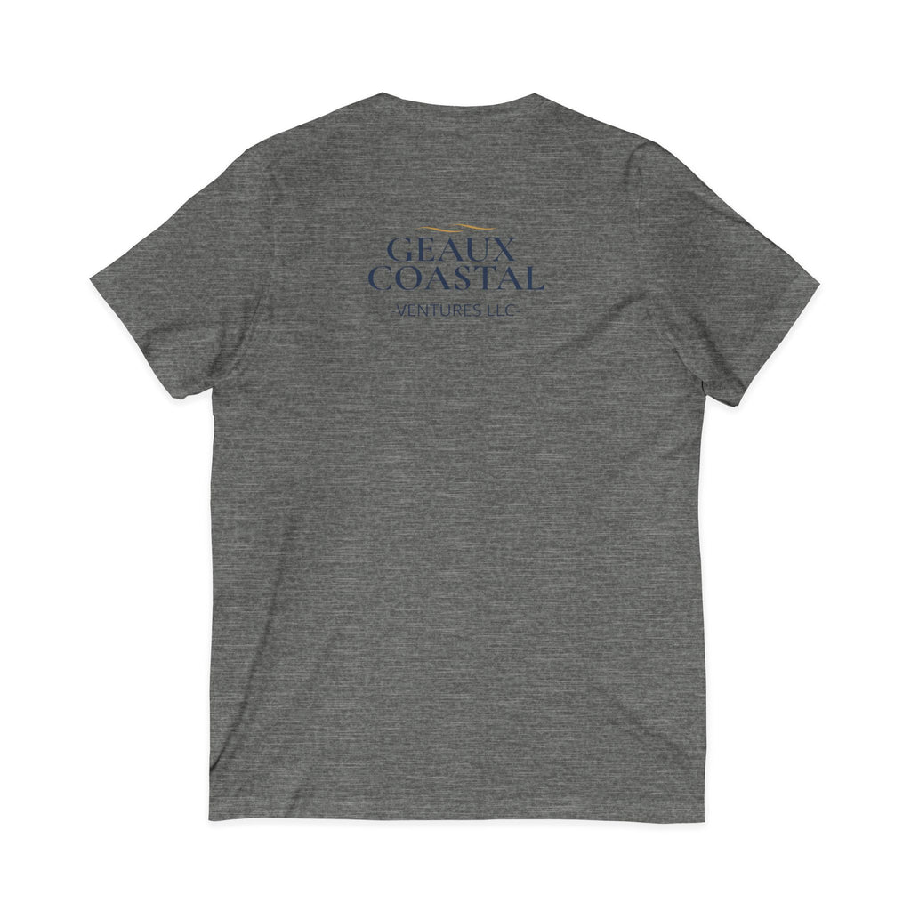 Ladies Jersey Short Sleeve V-Neck Tee- SOFT - Fitted - What is wine is addicted to me