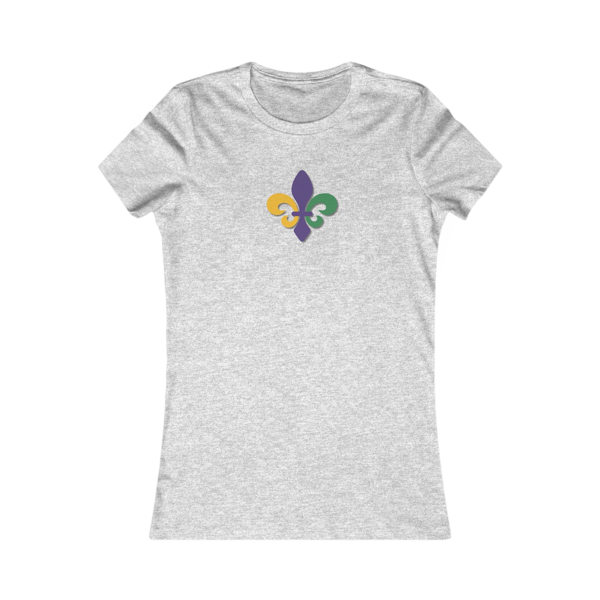 Women's Favorite Tee - Fleur de Lis - Fitted and CUTE !