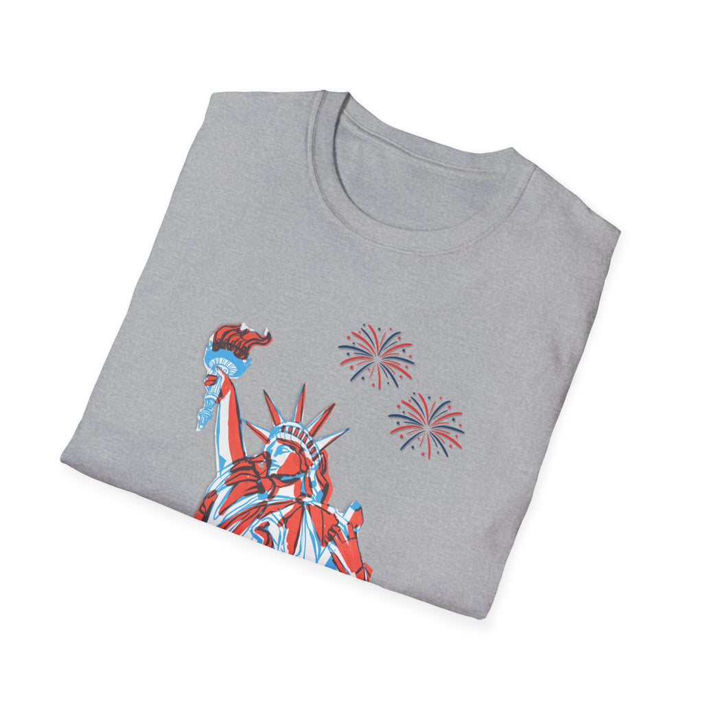 Relaxed Soft Tee- Men & Women - Statue of Liberty 250