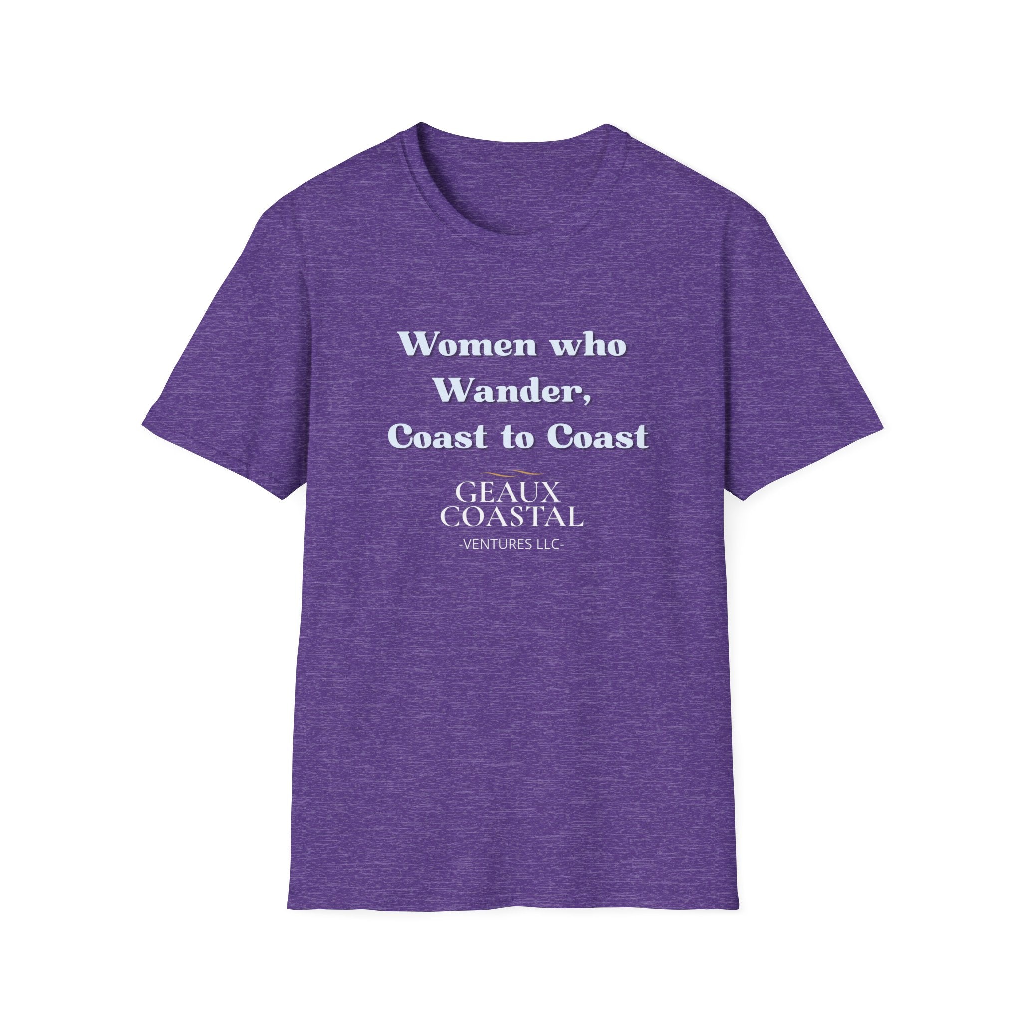 Women Soft Relaxed Tee - Women who wander coast to coast