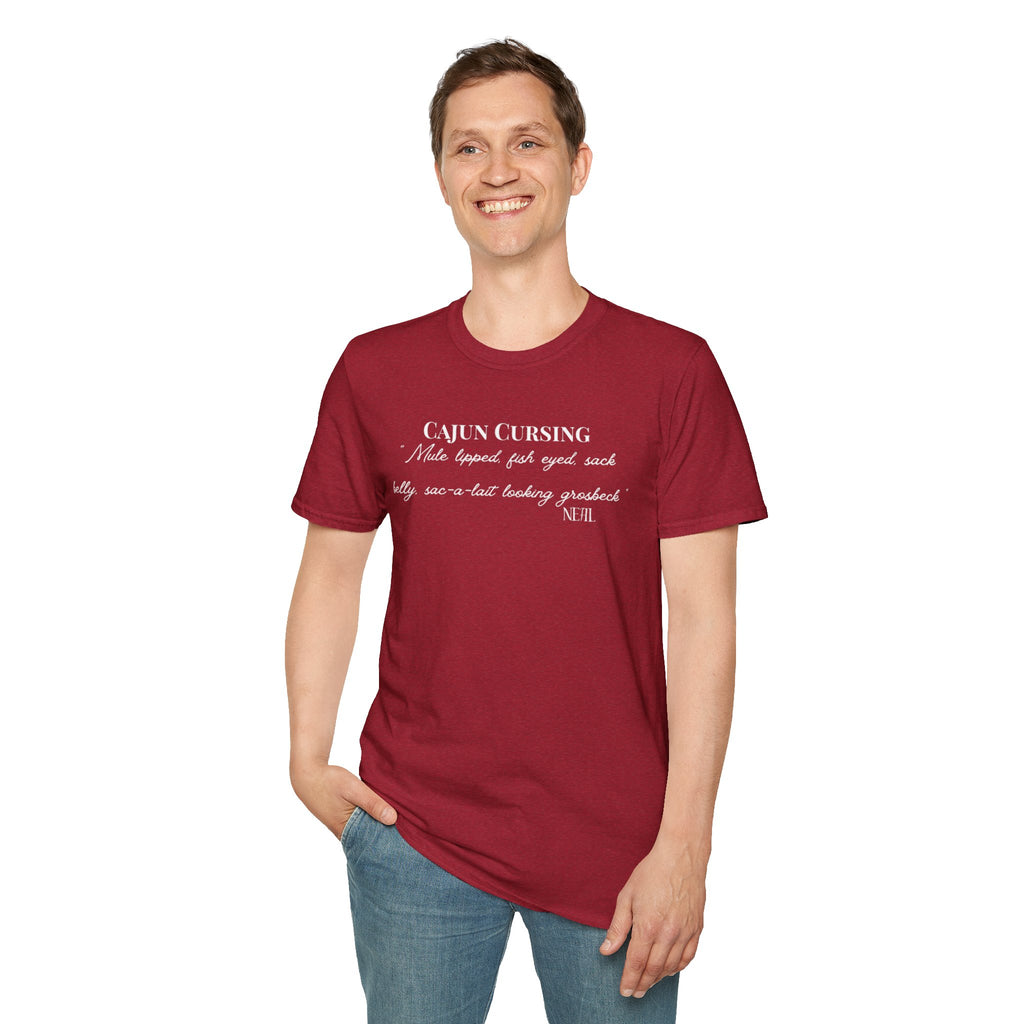 Men's Soft Tee - Relaxed Fit - Cajun Cursing