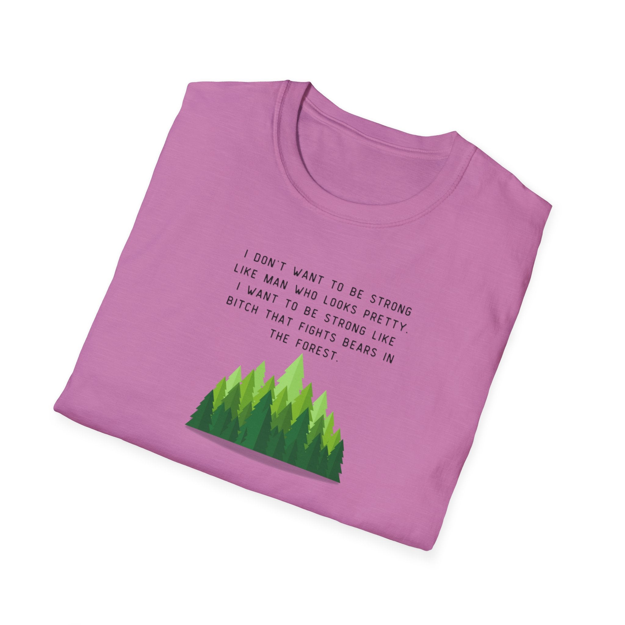 Women's Soft Relaxed Tee - Strong Women - bear