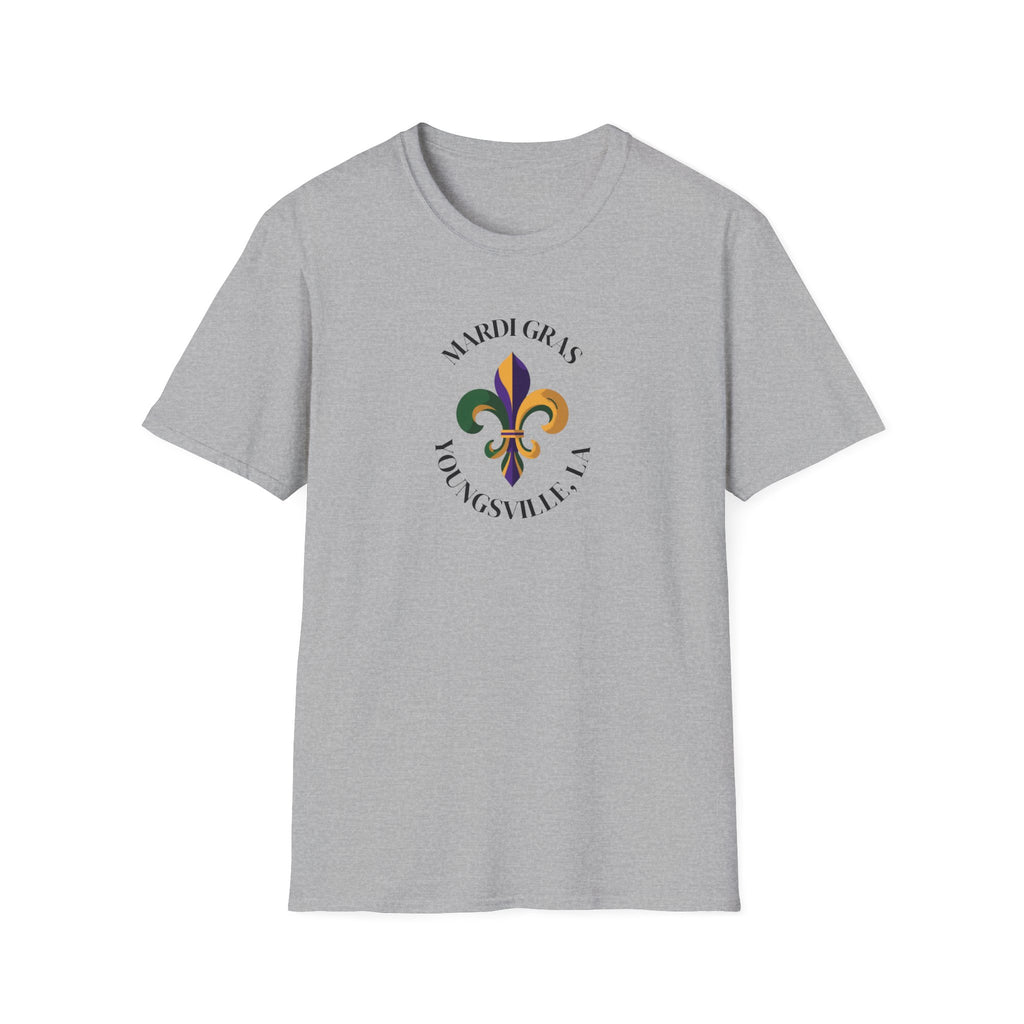 Relaxed Soft T Shirt-  Men and Woman Mardi Gras Youngsville La