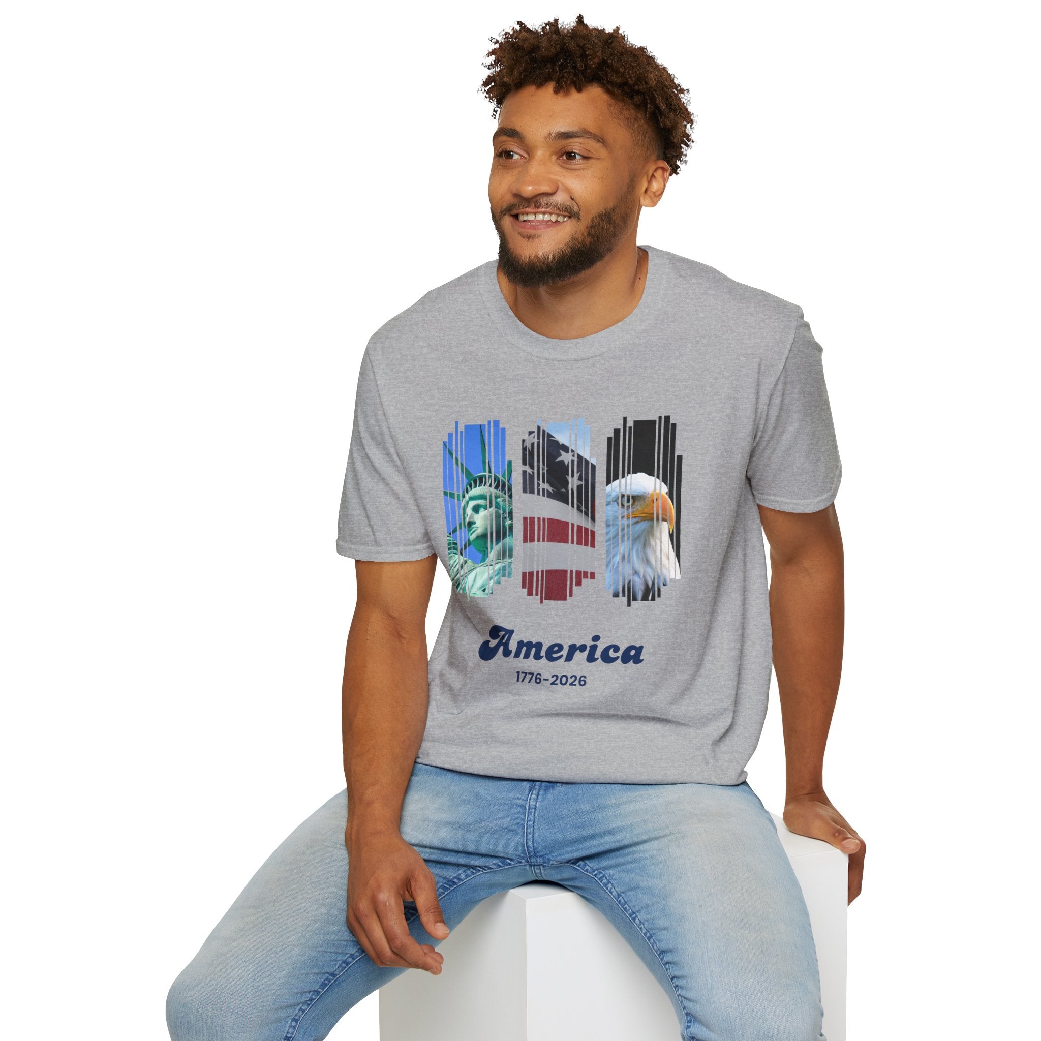 Relaxed Soft Tee - Men and Women - America