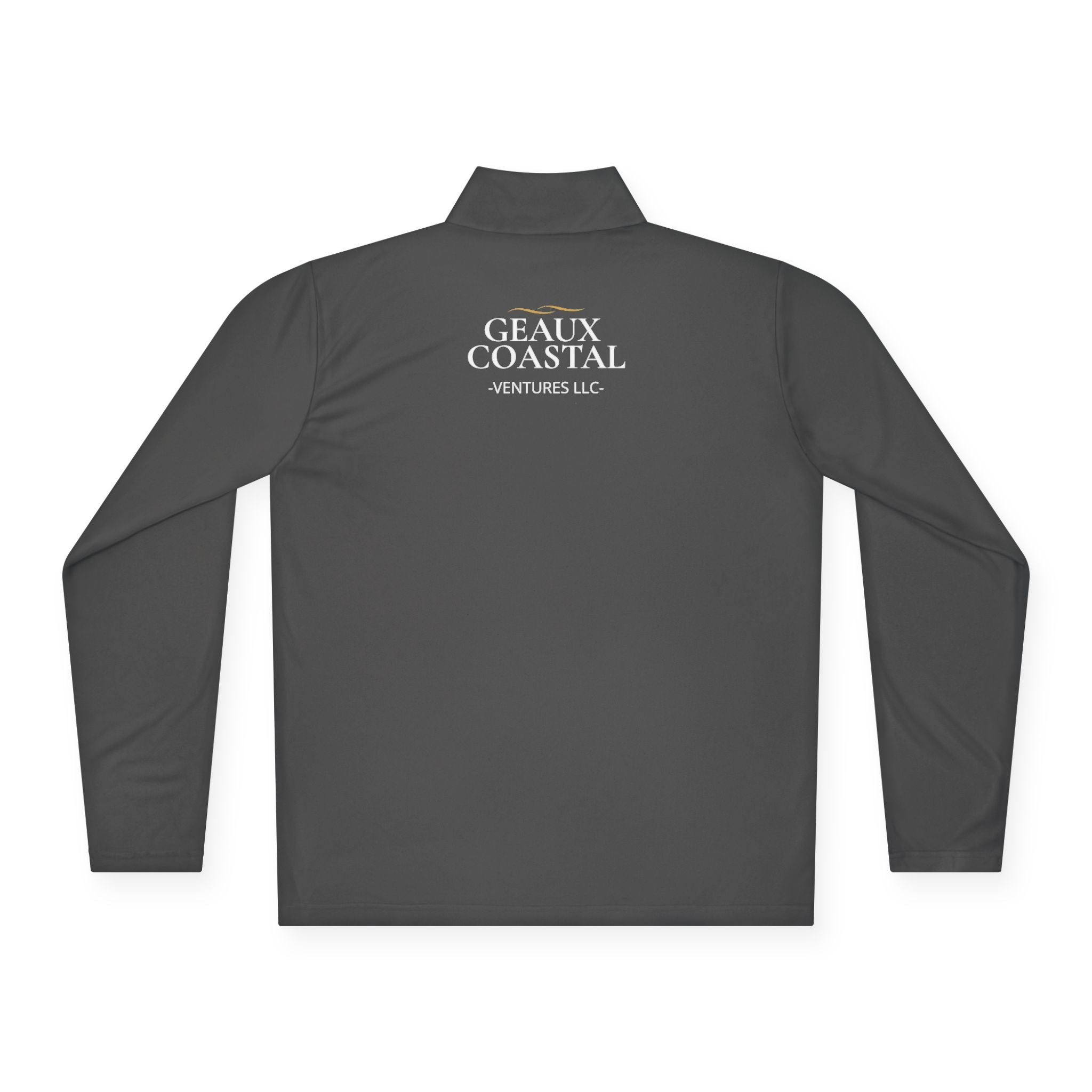 Fishing Quarter-Zip Pullover (Men & Women) -"Geaux Coastal" - Lightweight