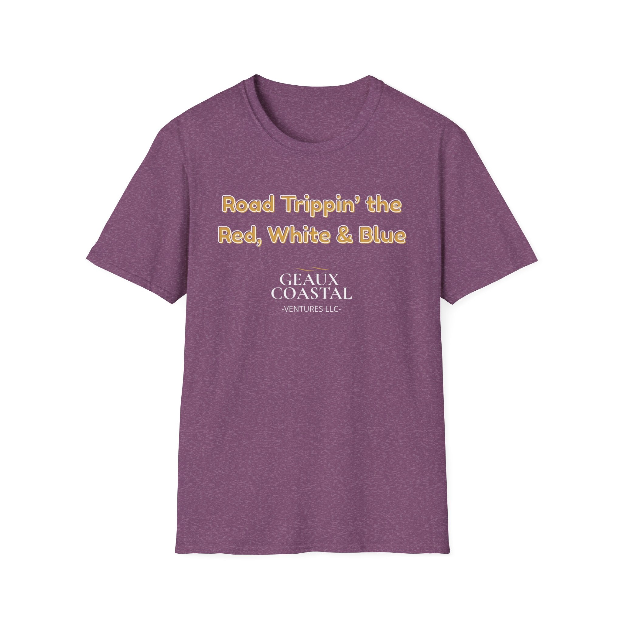 Men or Women Relaxed Soft Tee -  Road Tripping the USA