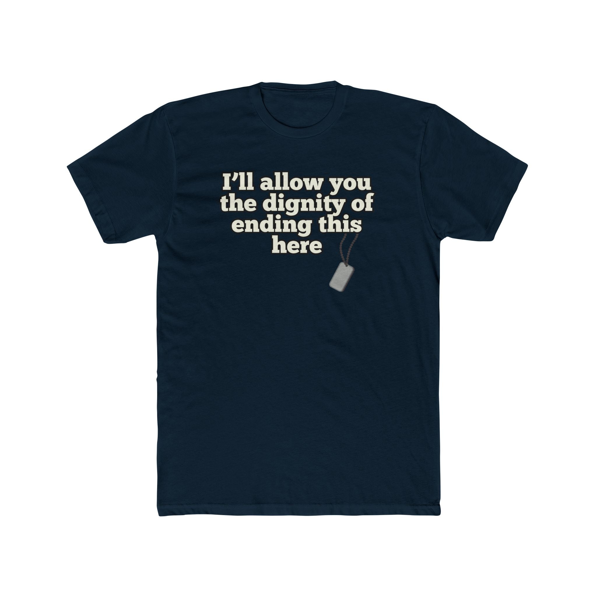 Men's Soft Cotton Crew Tee - End it Here