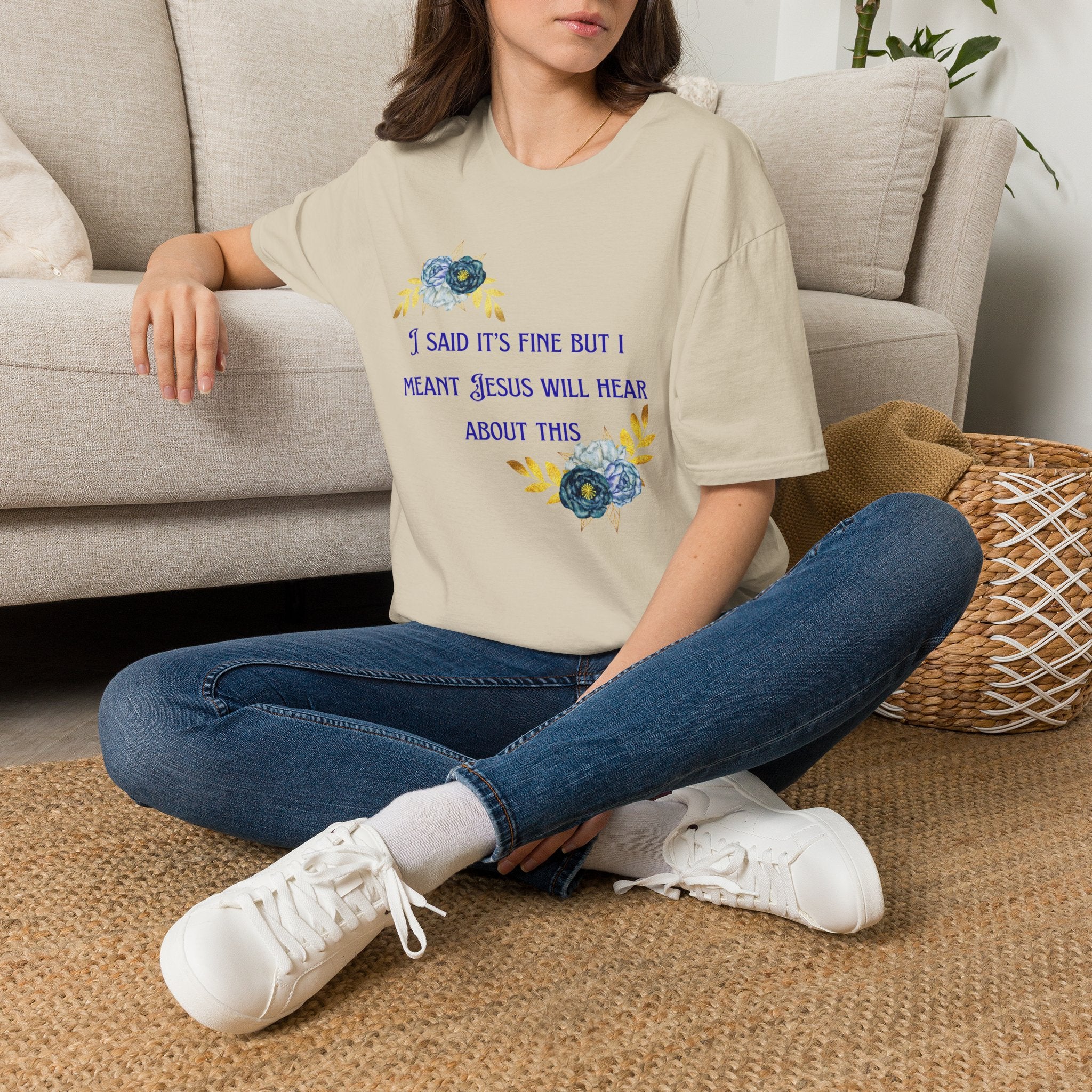 Ladies Super Soft T Shirt - Jesus will hear about this. Relaxed fit