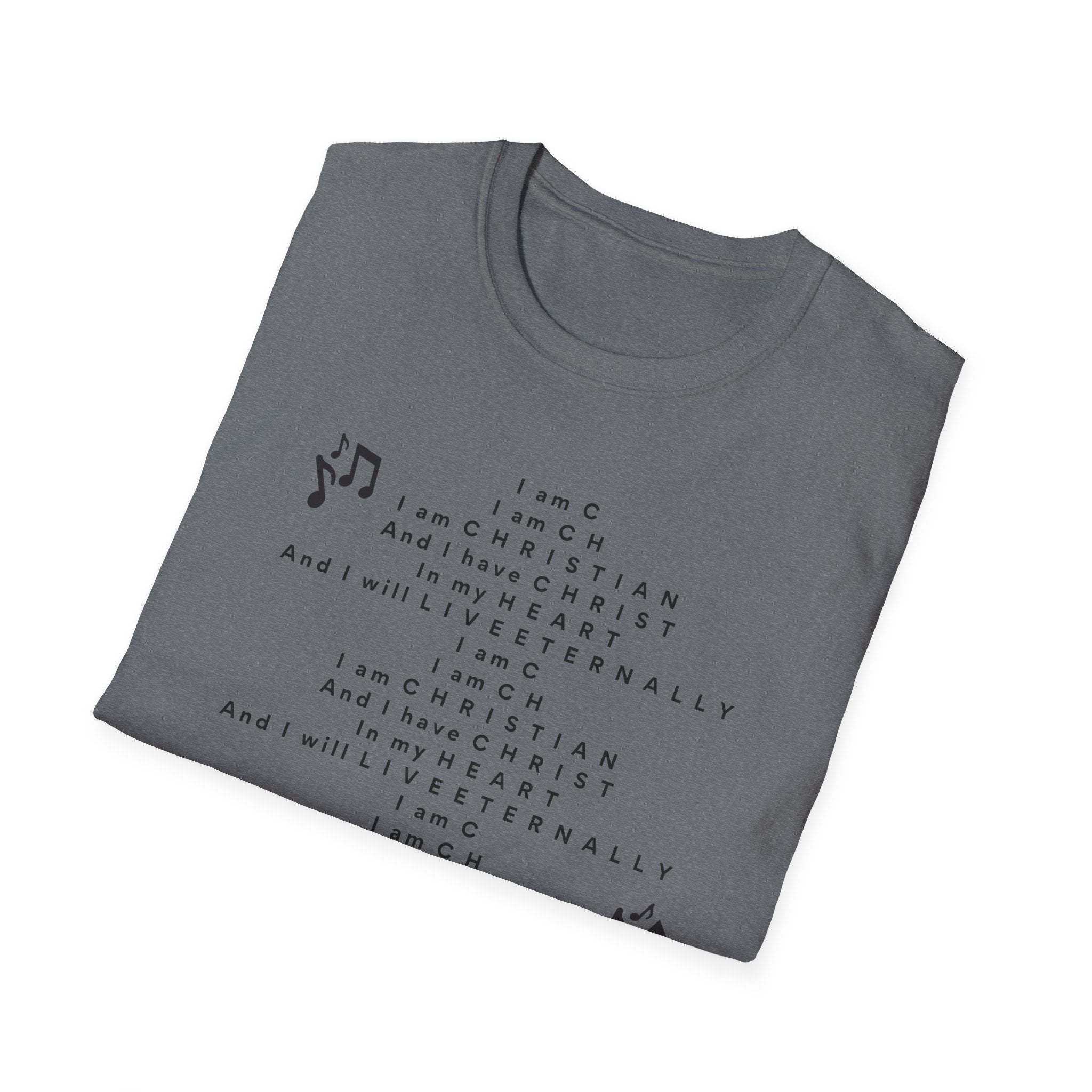 Men & Woman Softstyle T-Shirt - "C-h-r-i-s-t-i-a-n" "Song"