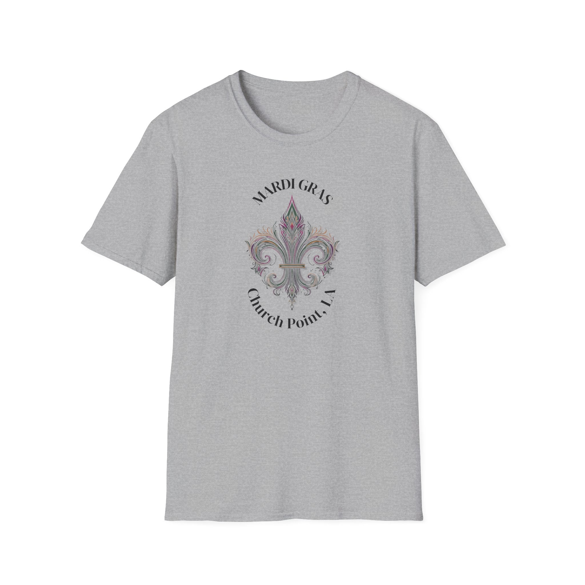 Relaxed Tee Men and Women Mardi Gras Church Point