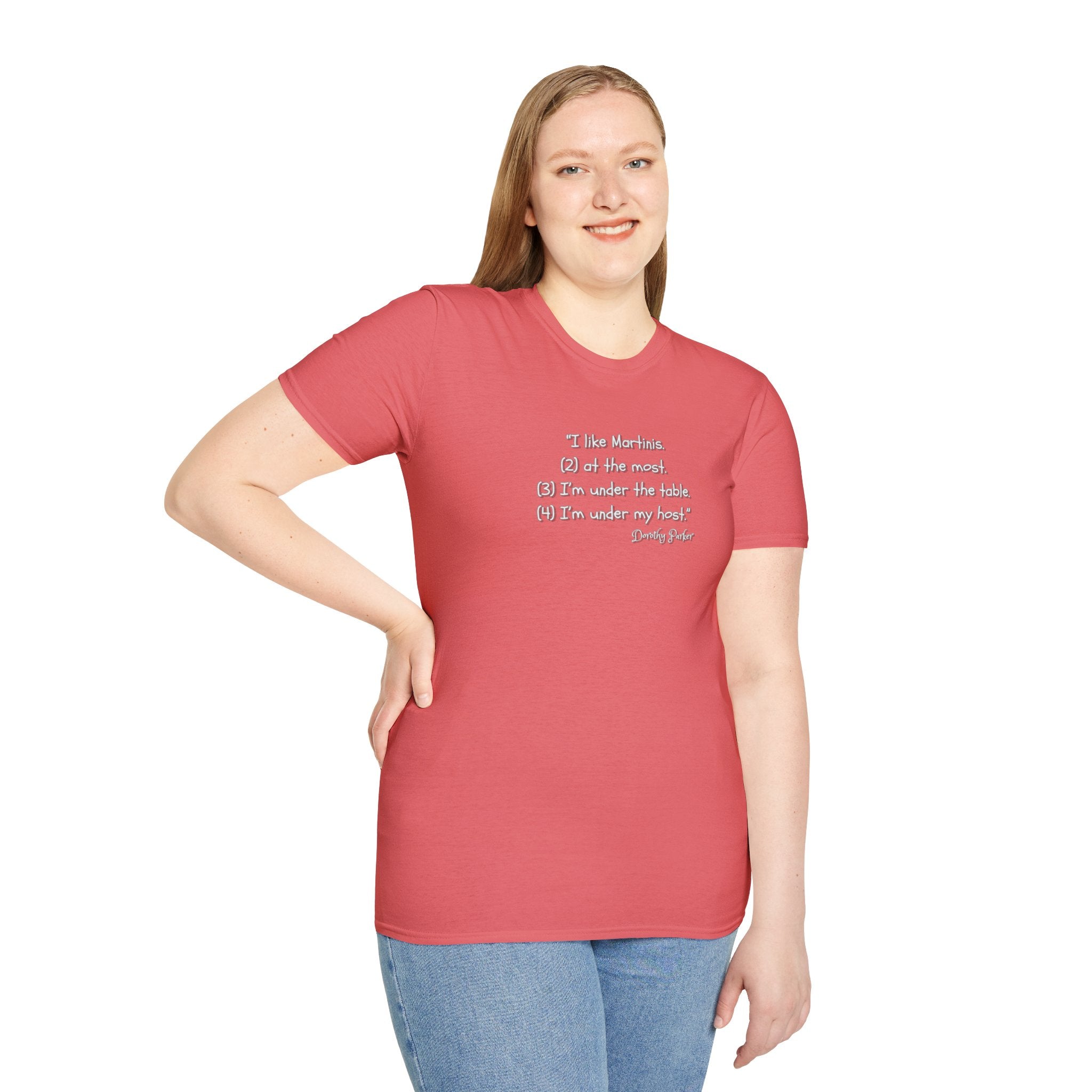Women's Soft Relaxed Tee - Martinis