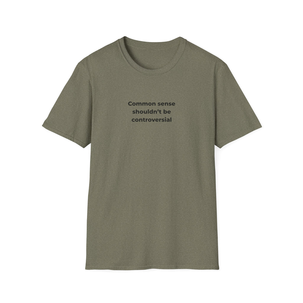 Soft Relaxed Men and Womens Tee - Common Sense