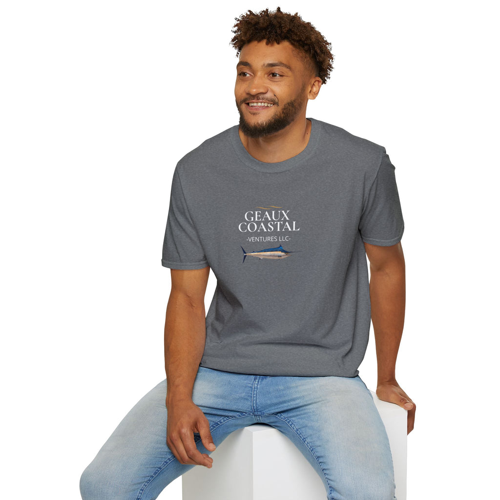 Soft Relaxed Mens Geaux Coastal Marlin Tee