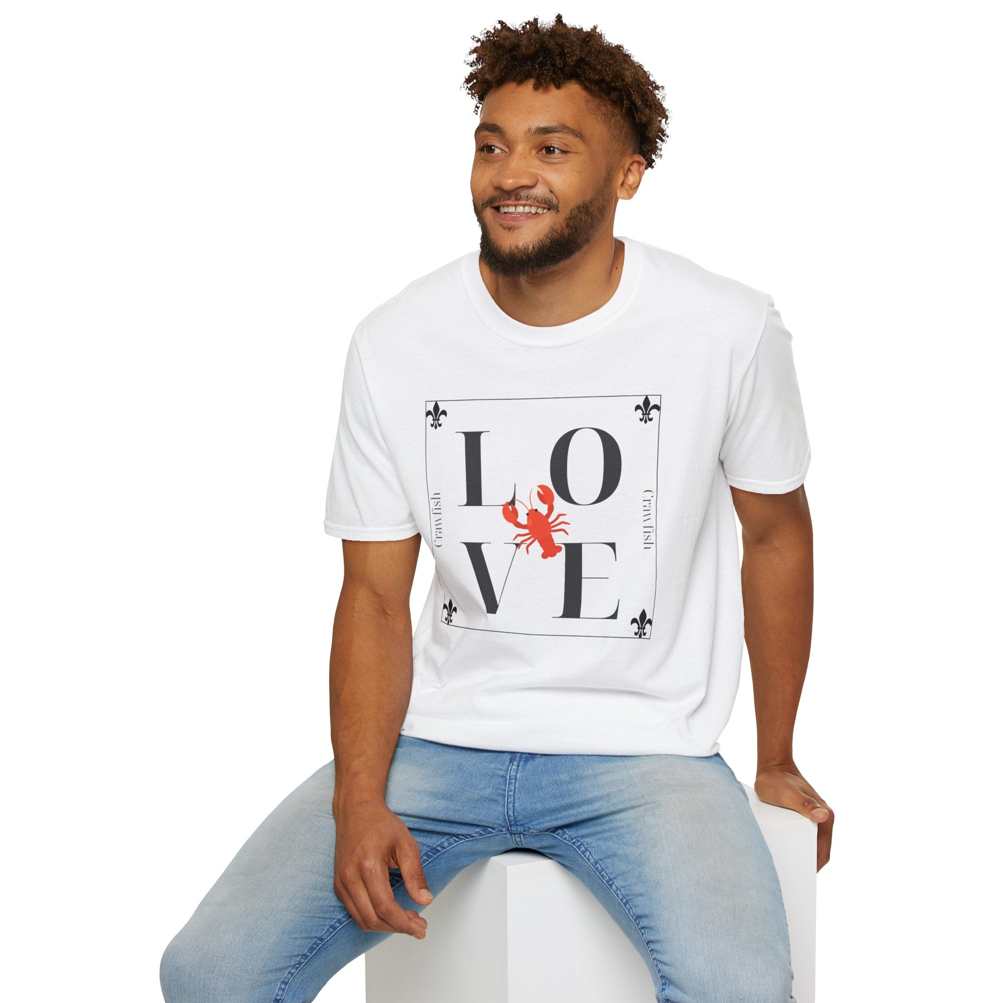 Unisex Soft Relaxed Tee - Crawfish Love (Men & Women)