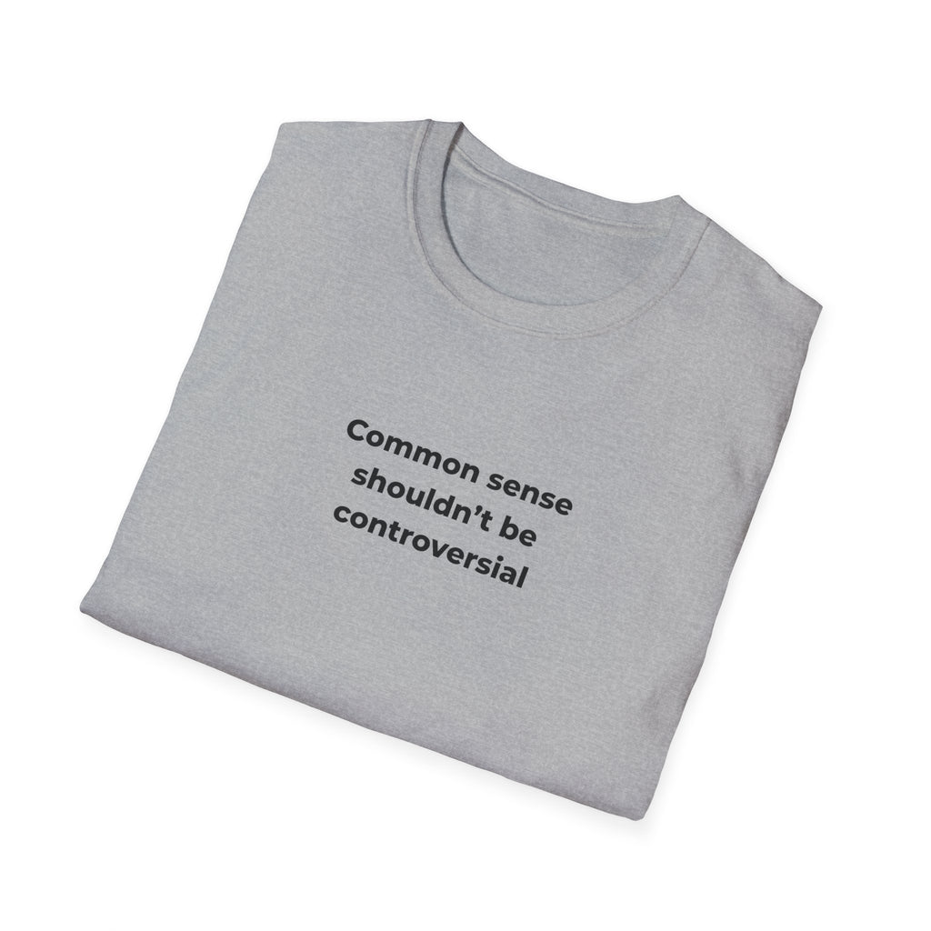 Soft Relaxed Men and Womens Tee - Common Sense