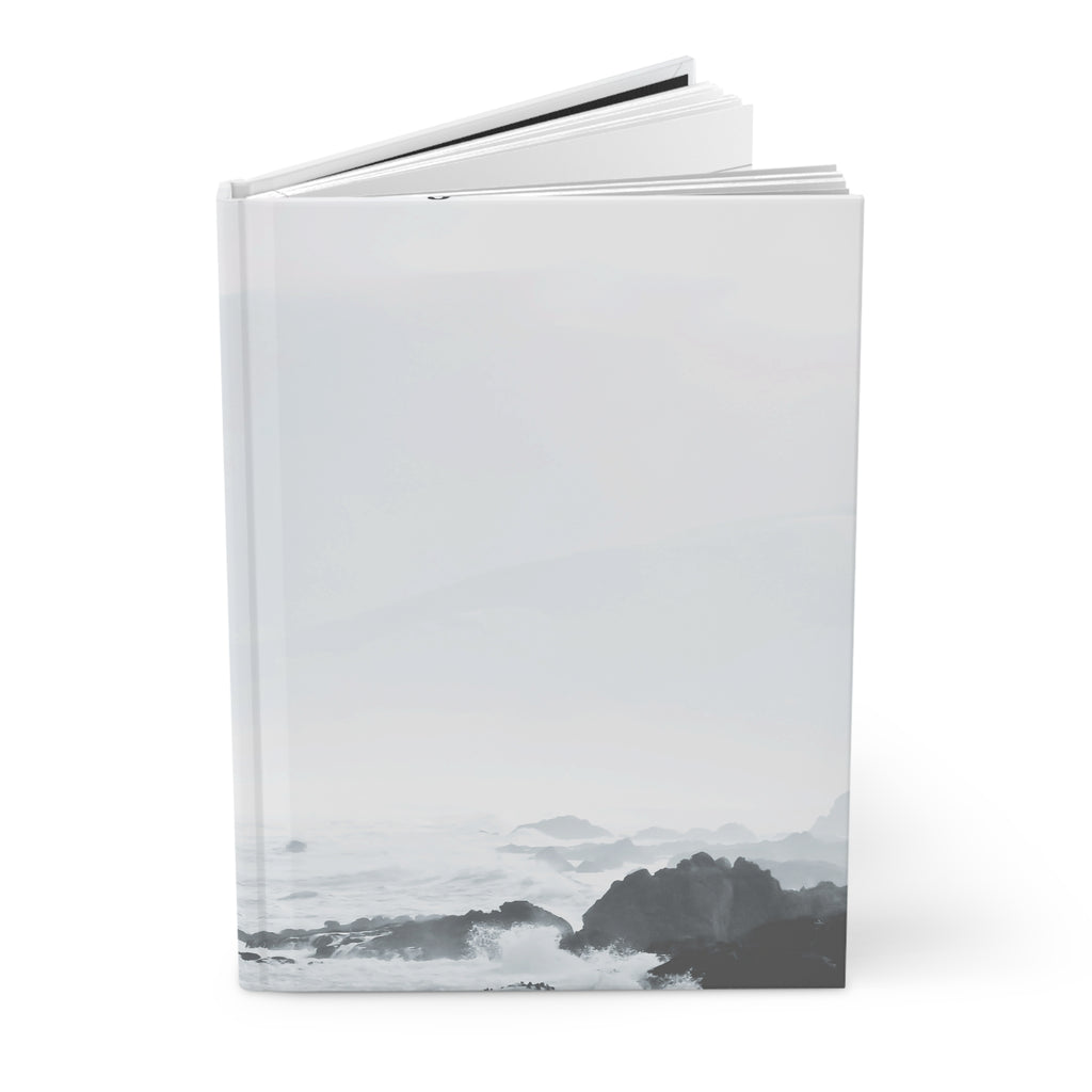 Hardcover Journal Matte - Reflection  Black and white