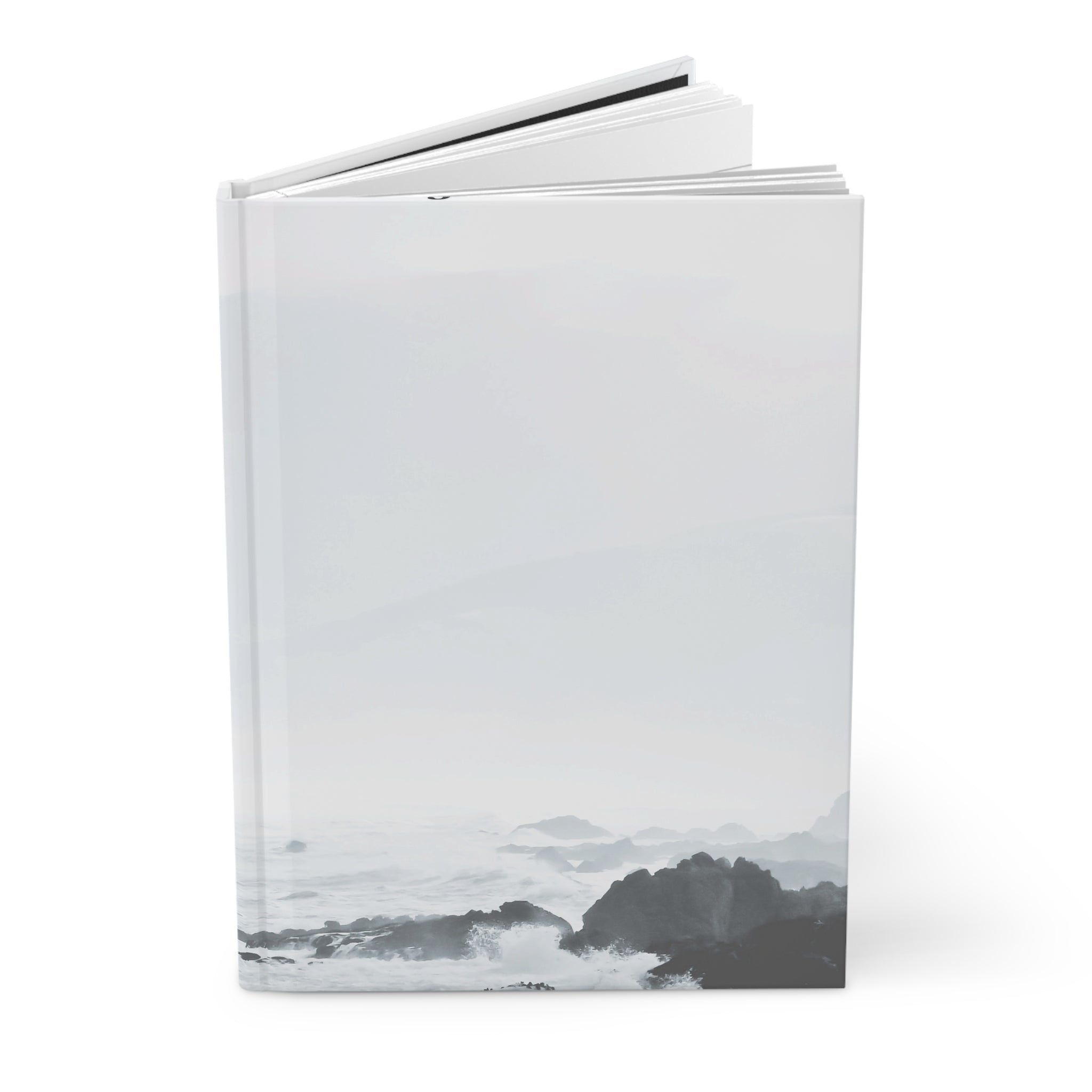 Hardcover Journal Matte - Reflection  Black and white