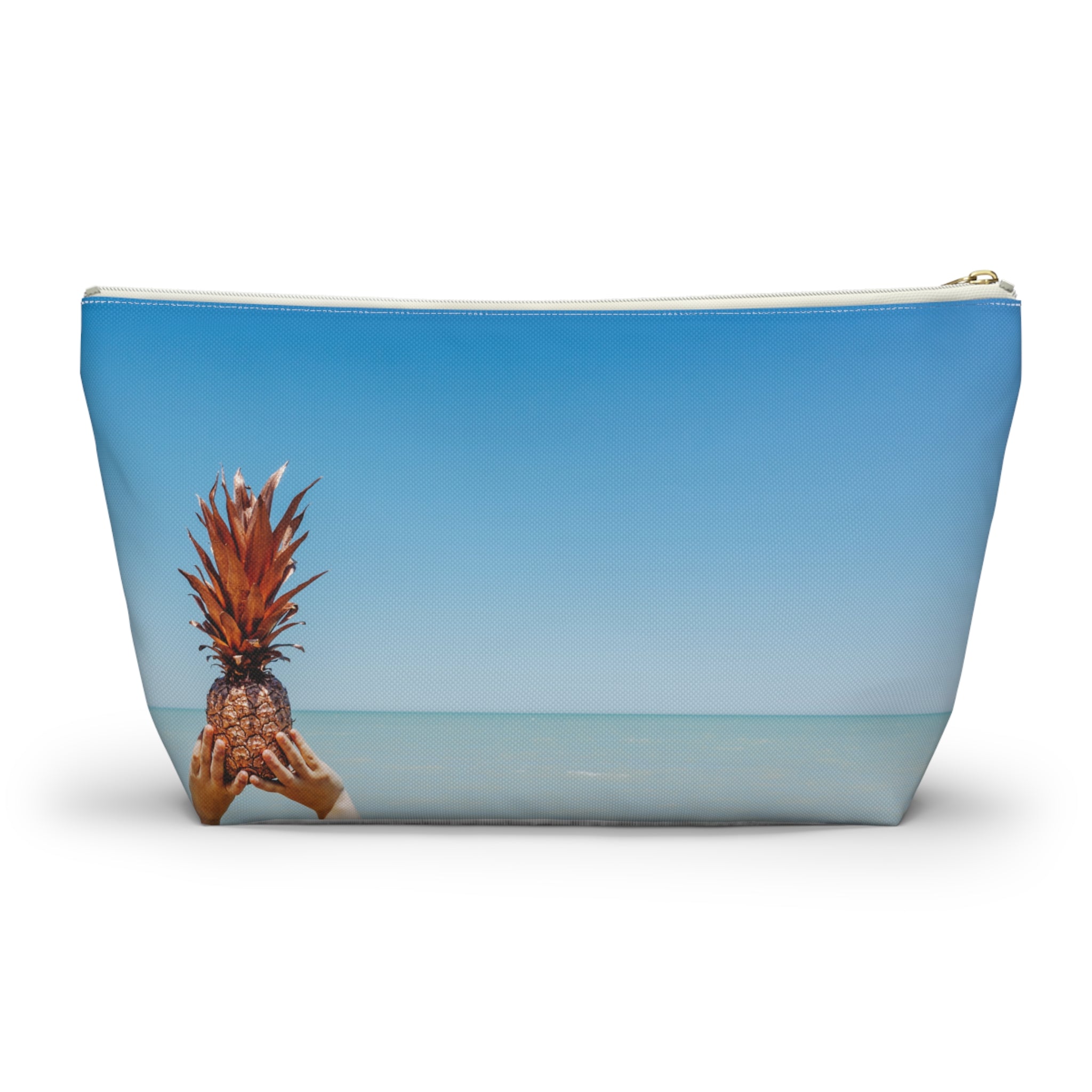 Accessory Pouch w T-bottom - Pineapple