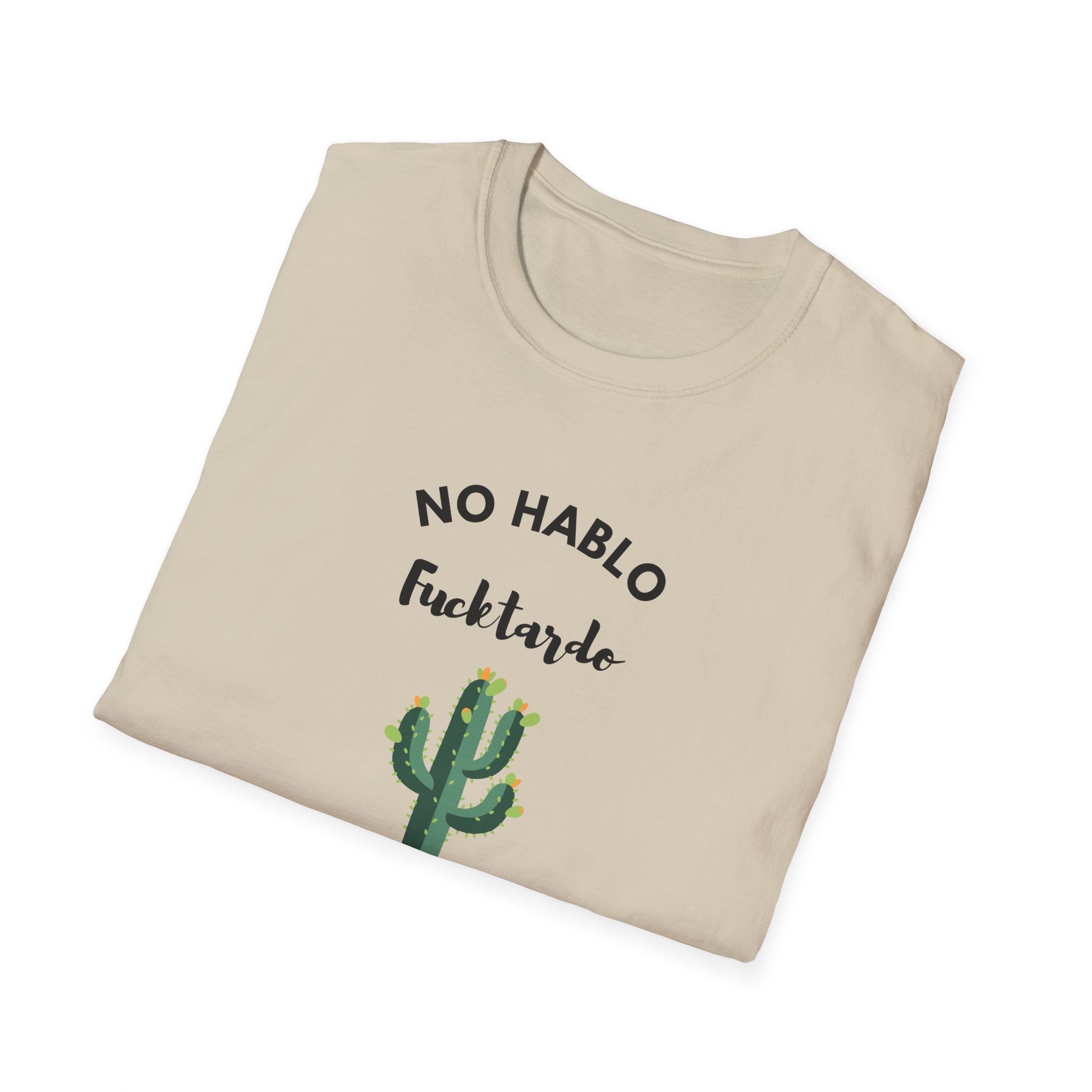 Relaxed Tee - Men & Women - No Hablo with 1 Cactus