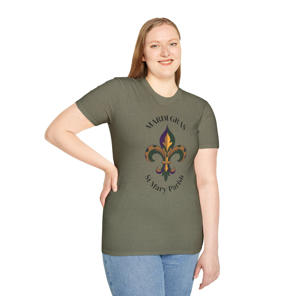 Relaxed Tee Men and Women- Mardi Gras St Mary Parish