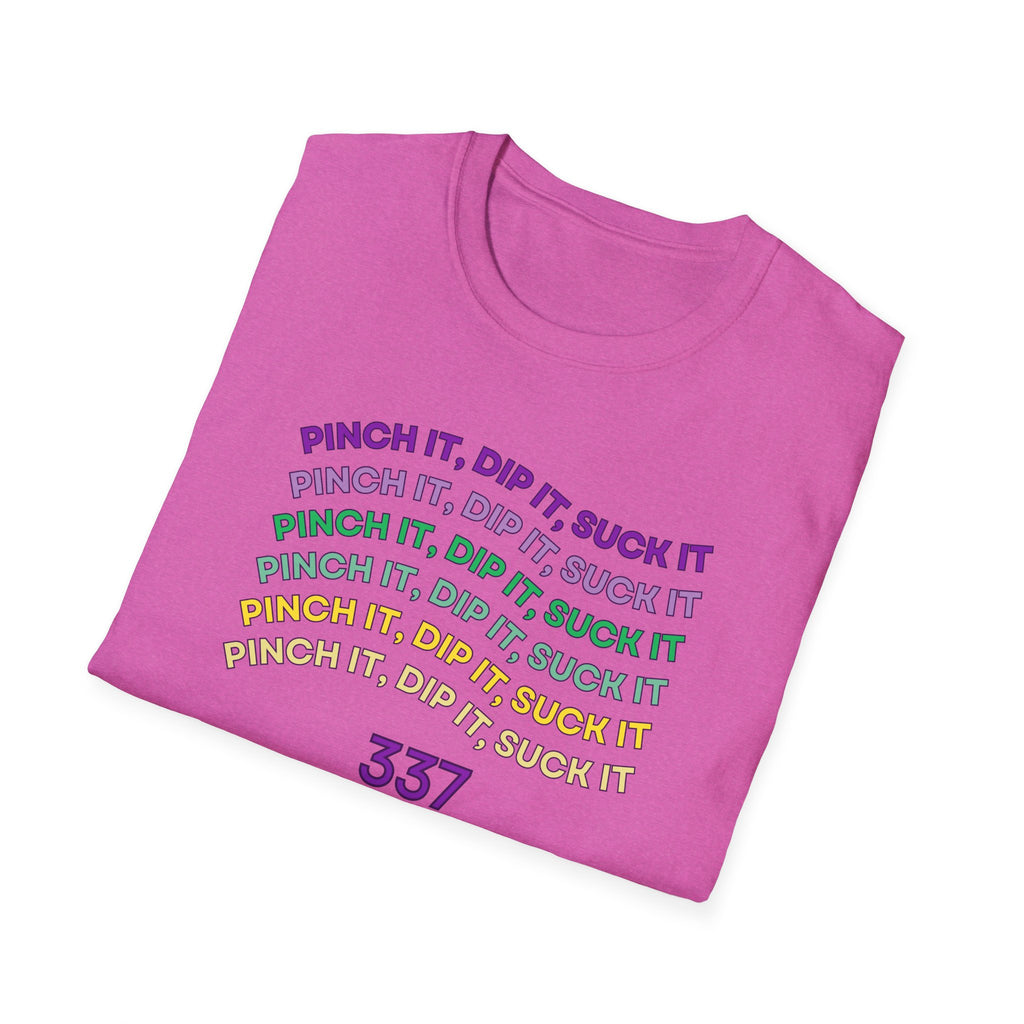 Flexible Soft Tee - (Men & Women) "337" " Mardi Gras"