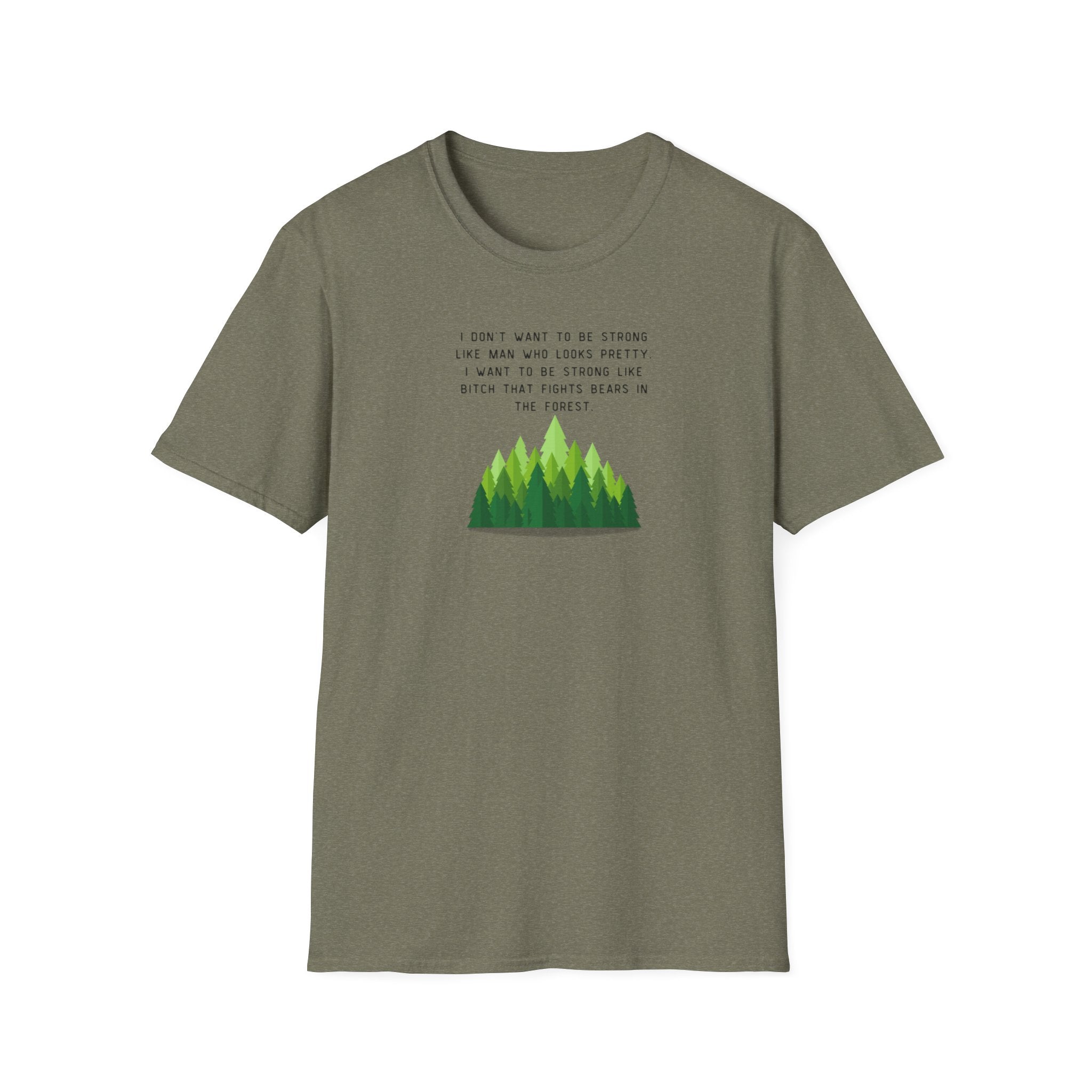 Women's Soft Relaxed Tee - Strong Women - bear