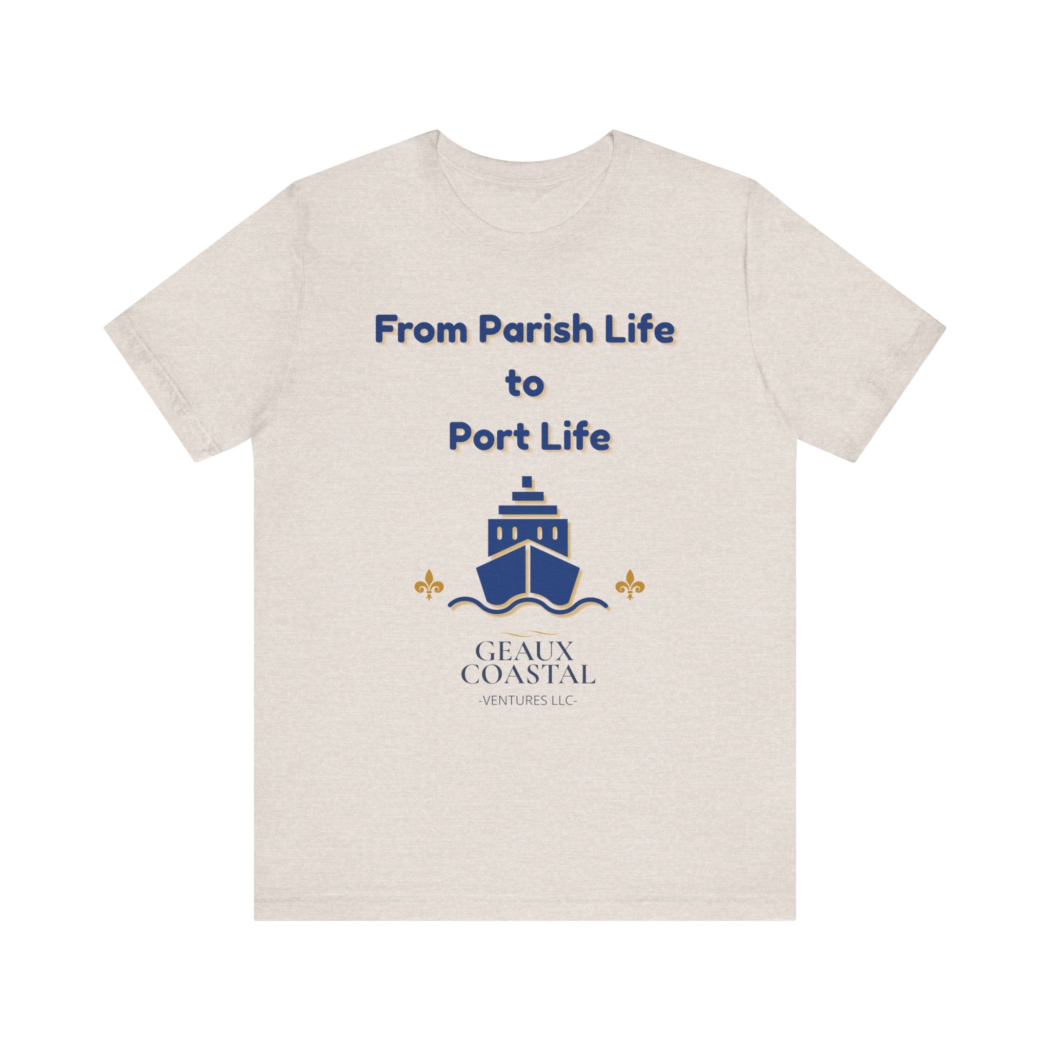 Men or Women Relaxed T Shirt - Parish and Port Cruise T Shirt
