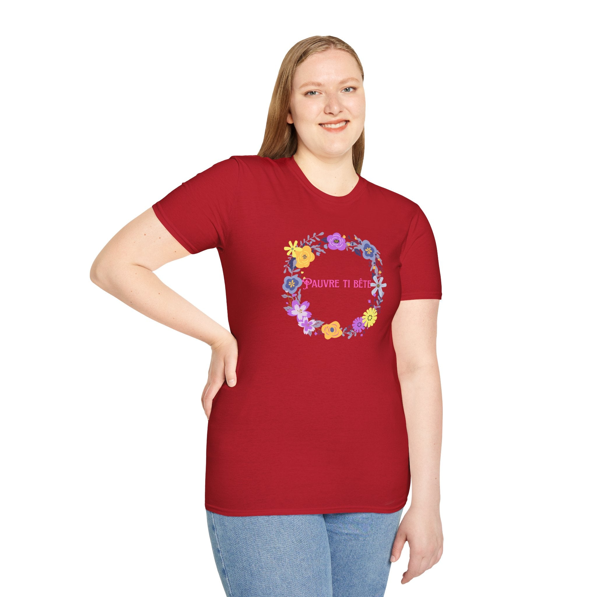 Ladies More Relaxed Soft T Shirt - Pauvre ti bête
