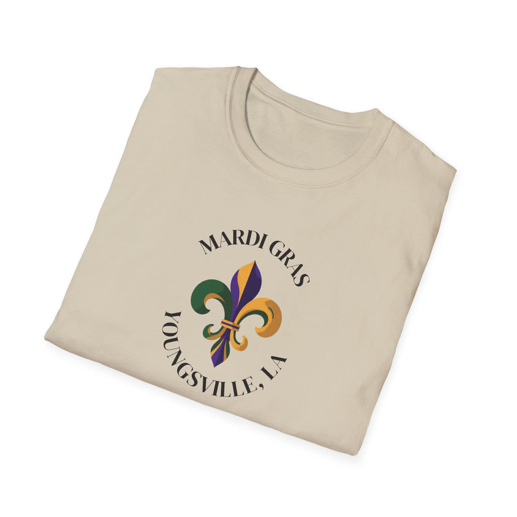 Relaxed Soft T Shirt-  Men and Woman Mardi Gras Youngsville La