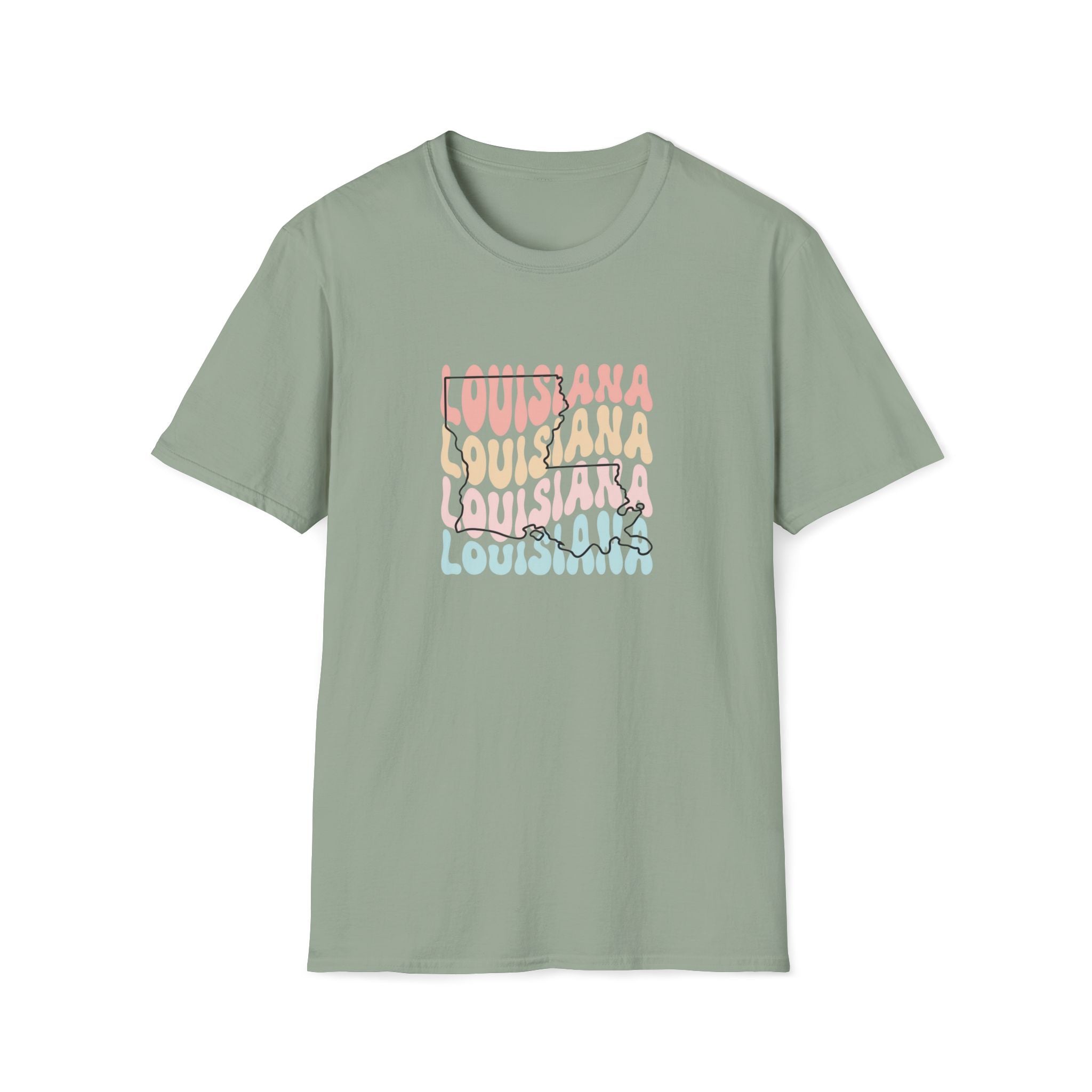 Womens Soft Relaxed Tee - Louisiana