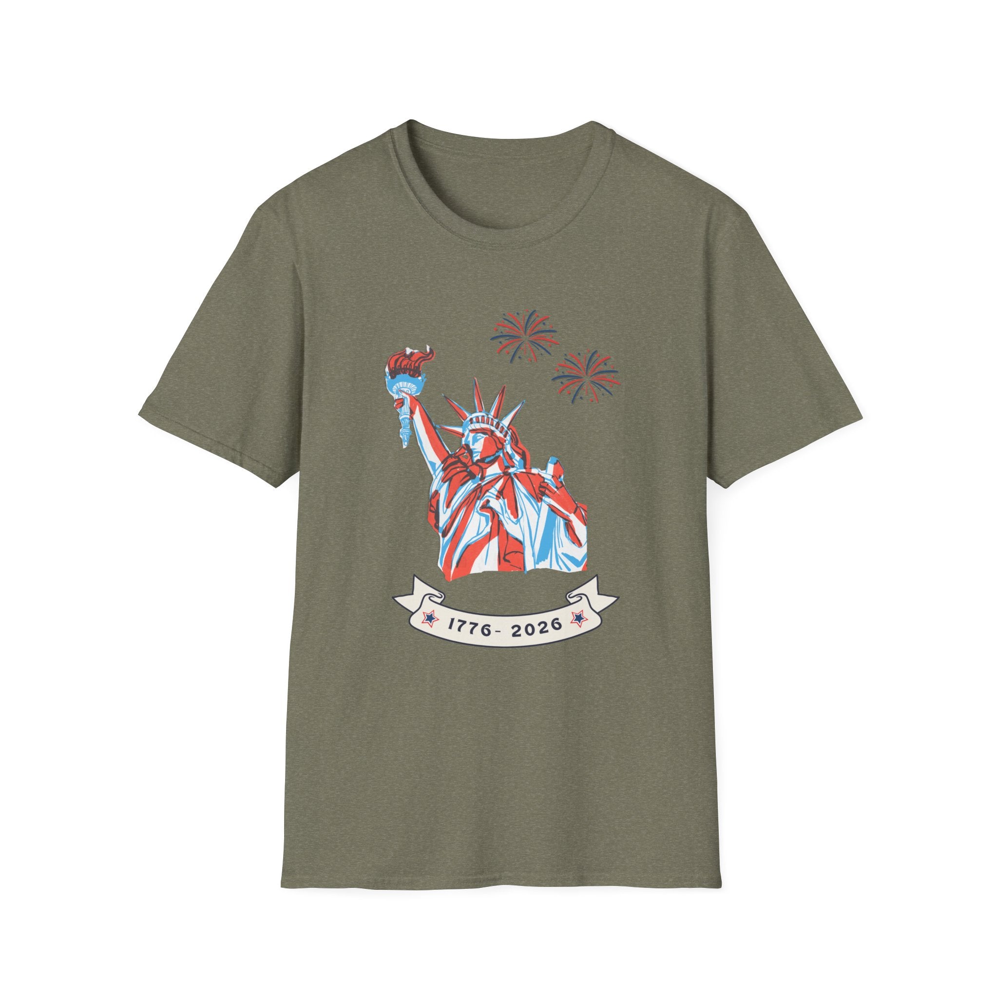 Relaxed Soft Tee- Men & Women - Statue of Liberty 250