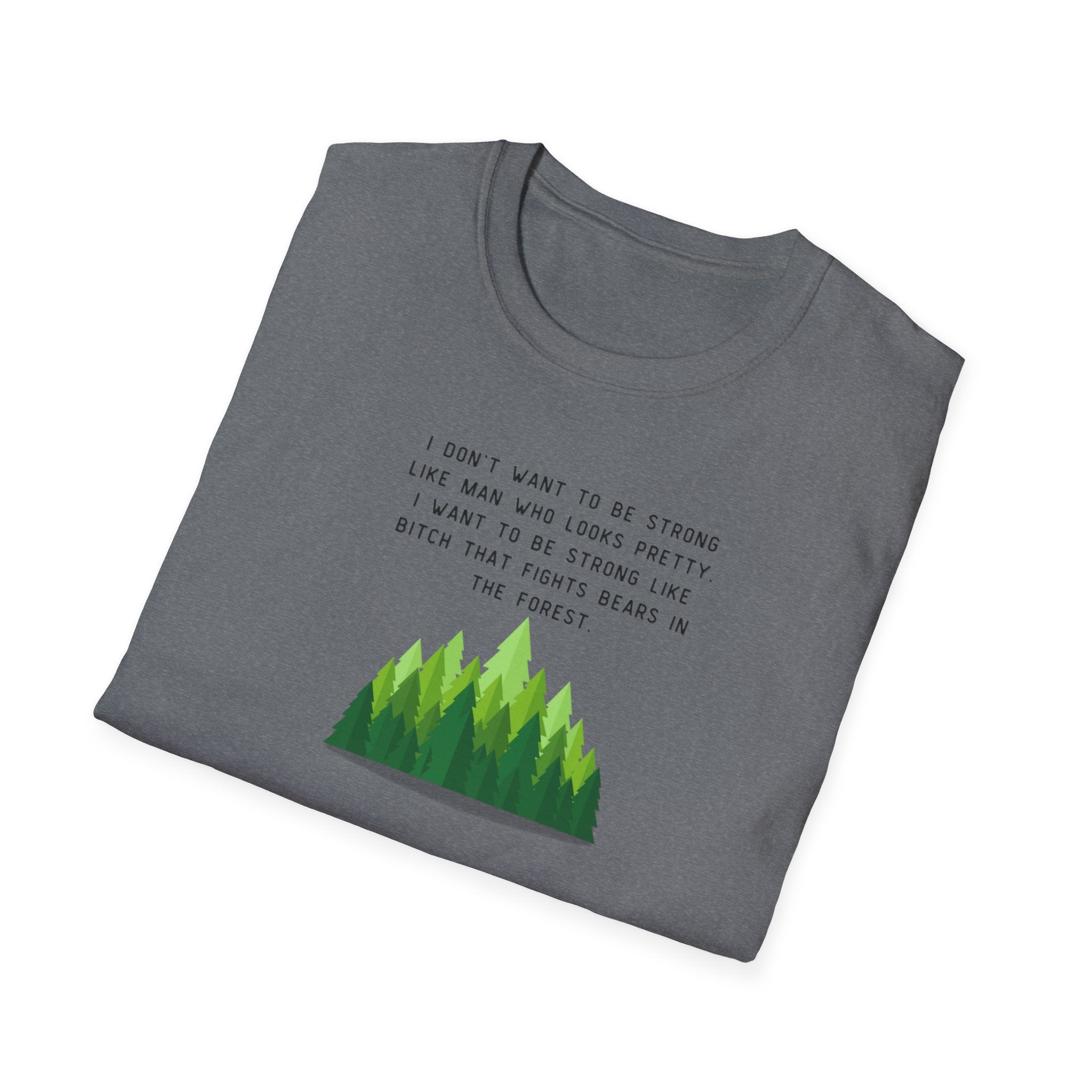 Women's Soft Relaxed Tee - Strong Women - bear