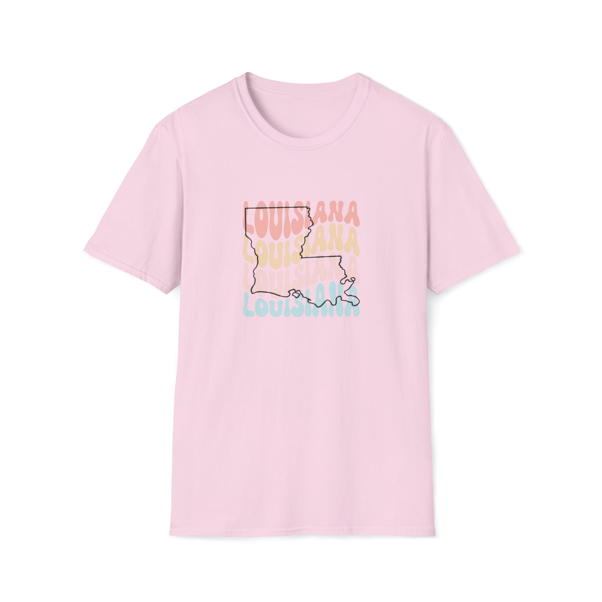 Womens Soft Relaxed Tee - Louisiana