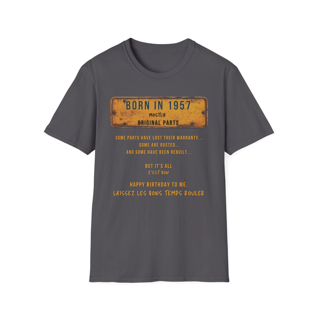 Mens Shirt Relaxed Tee  1957 B Day