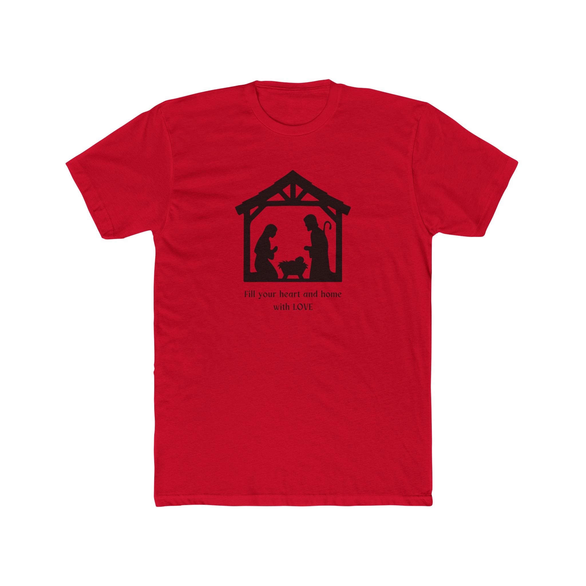 Men & Women Relaxed Tee Soft - Manger  Home and Heart
