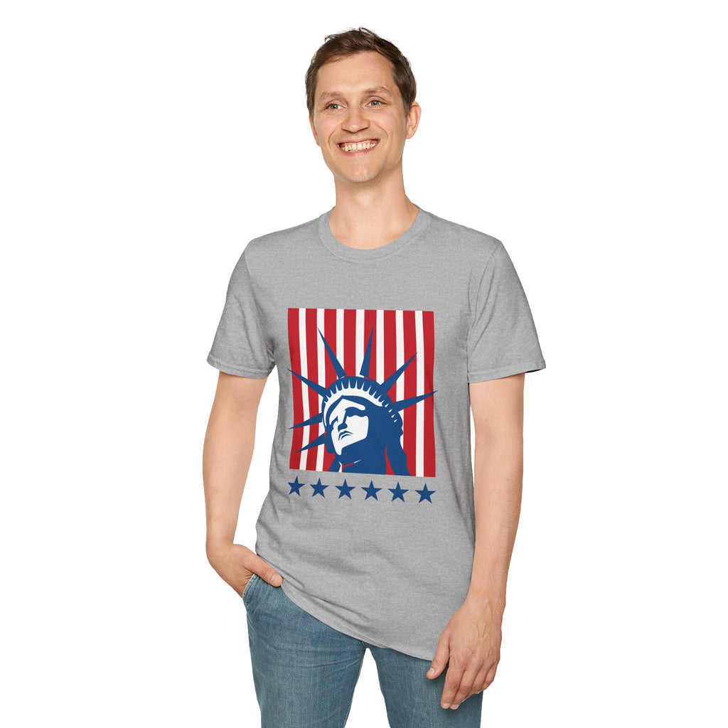 Relaxed Tee for Men & Women- Statue of Liberty