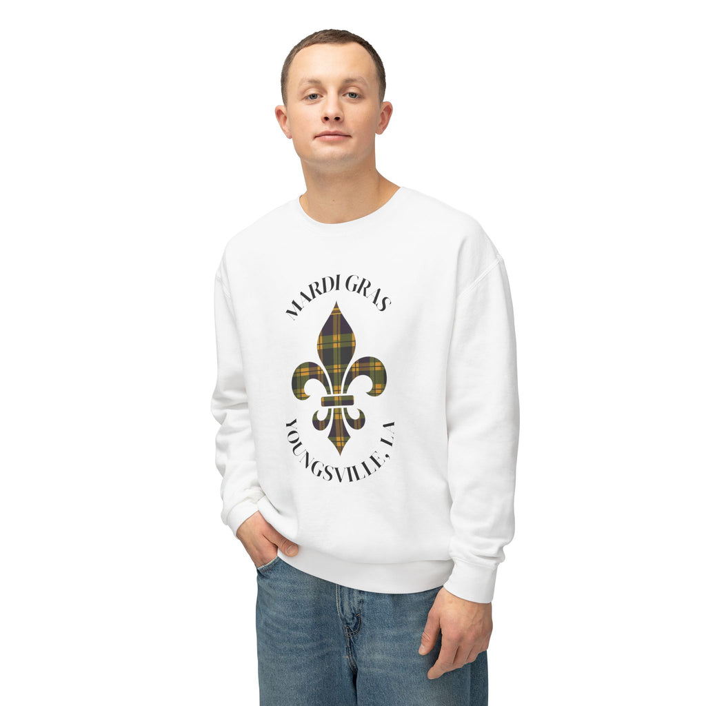 Lightweight Soft Long Sleeve - Mardi Gras Plaid Men & Women