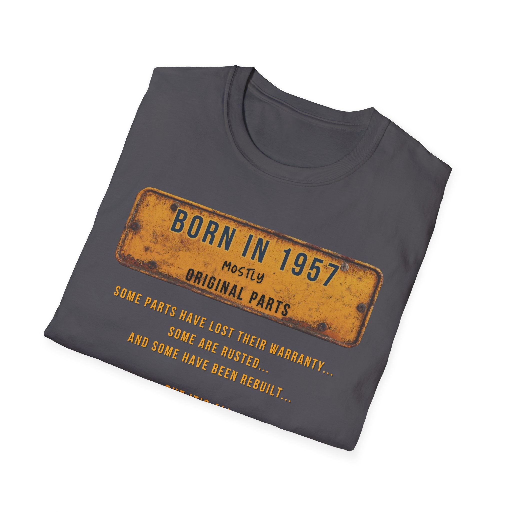 Mens Shirt Relaxed Tee  1957 B Day