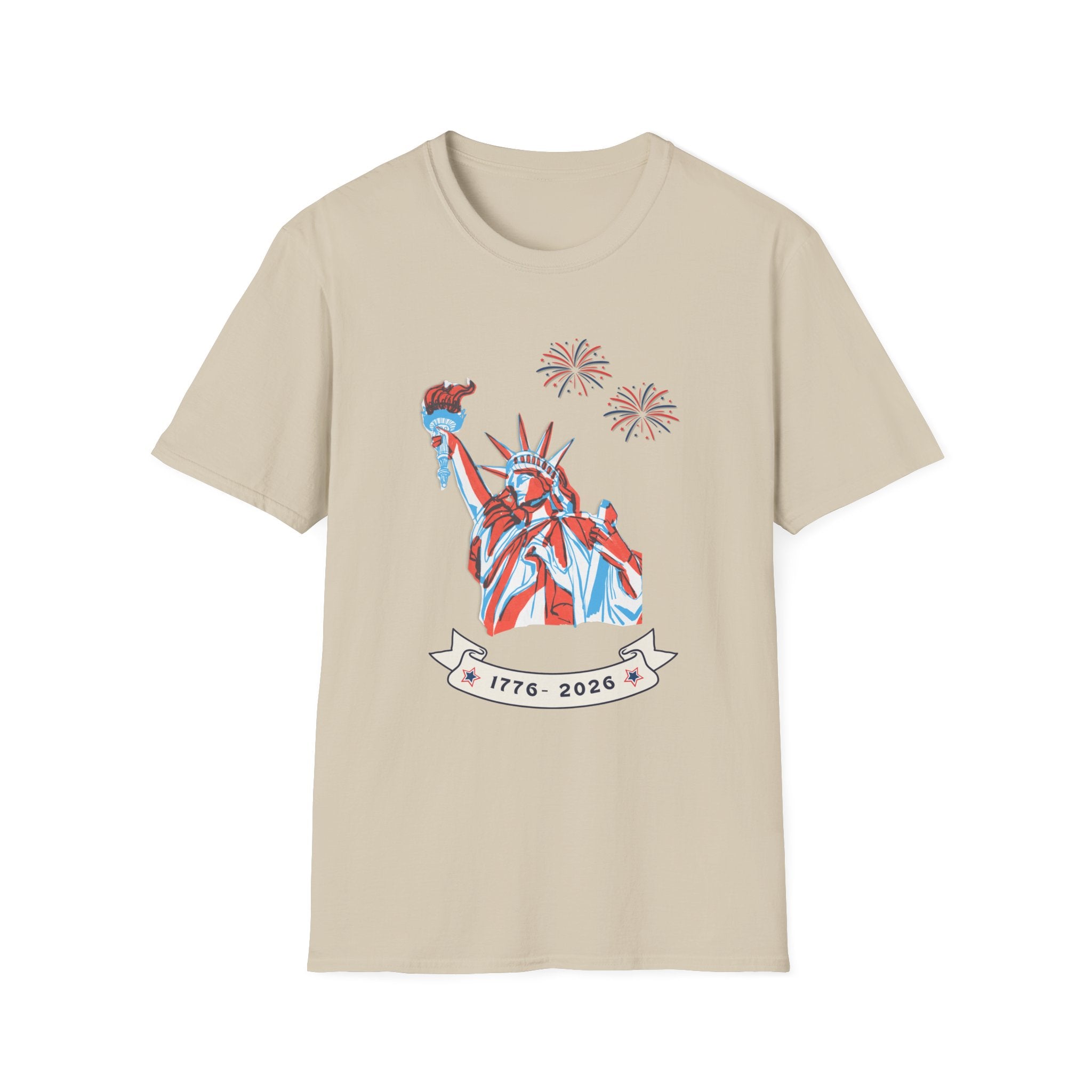 Relaxed Soft Tee- Men & Women - Statue of Liberty 250