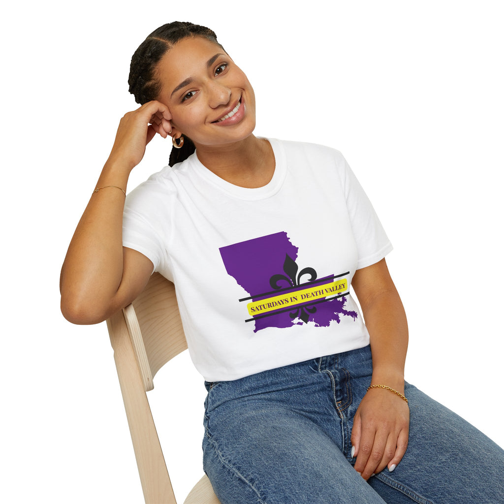 Soft Relaxed Tee (Men & Women) - "LSU"