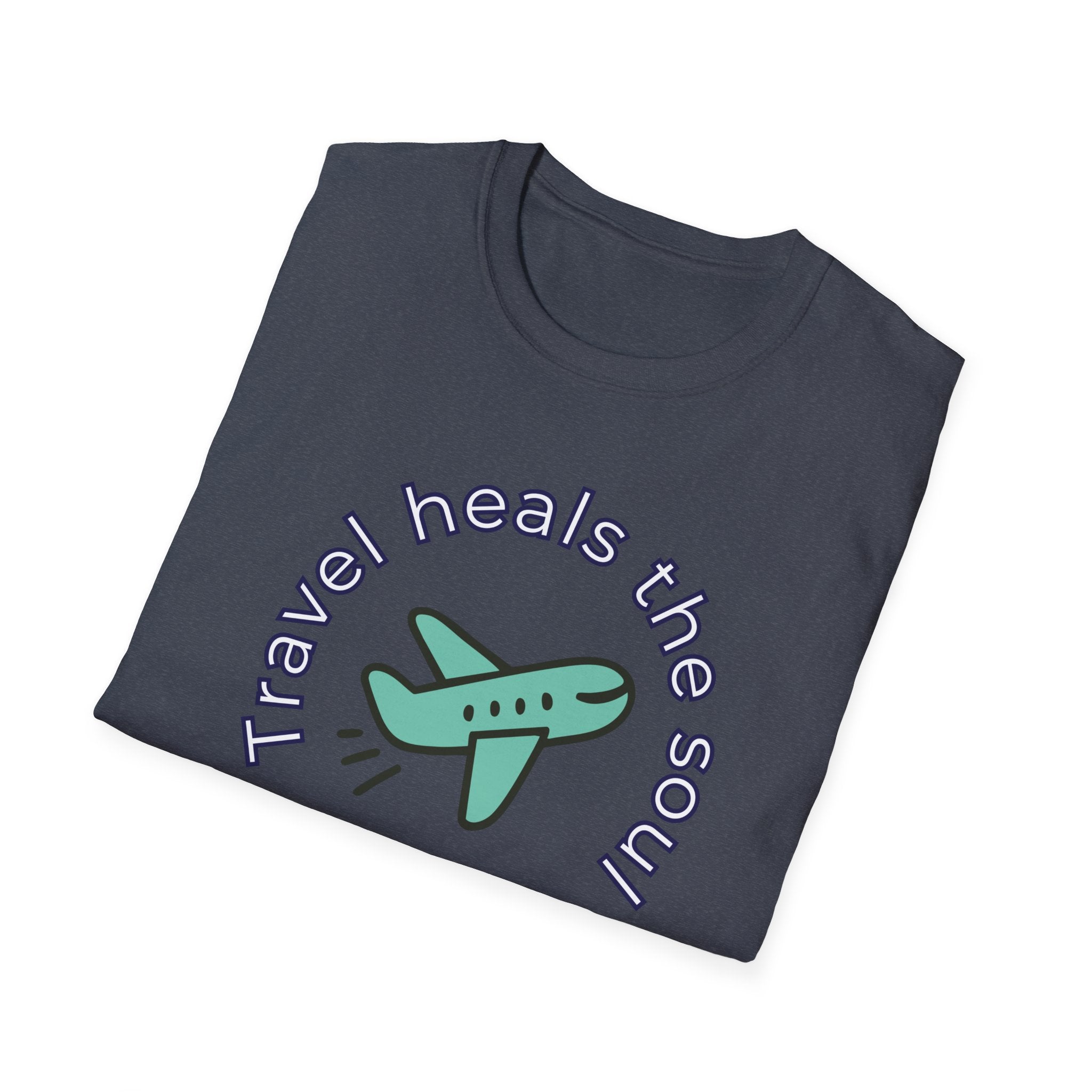 Comfty Woman's  Softstyle T-Shirt - "Travel"  "Heals The Soul"